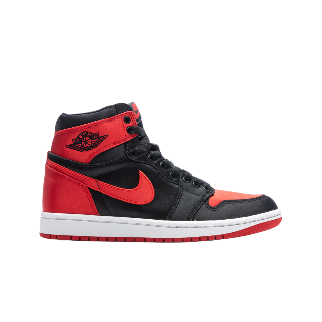 (W) 조던 1 레트로 하이 OG 사틴 브레드((W) Jordan 1 Retro High OG Satin Bred)