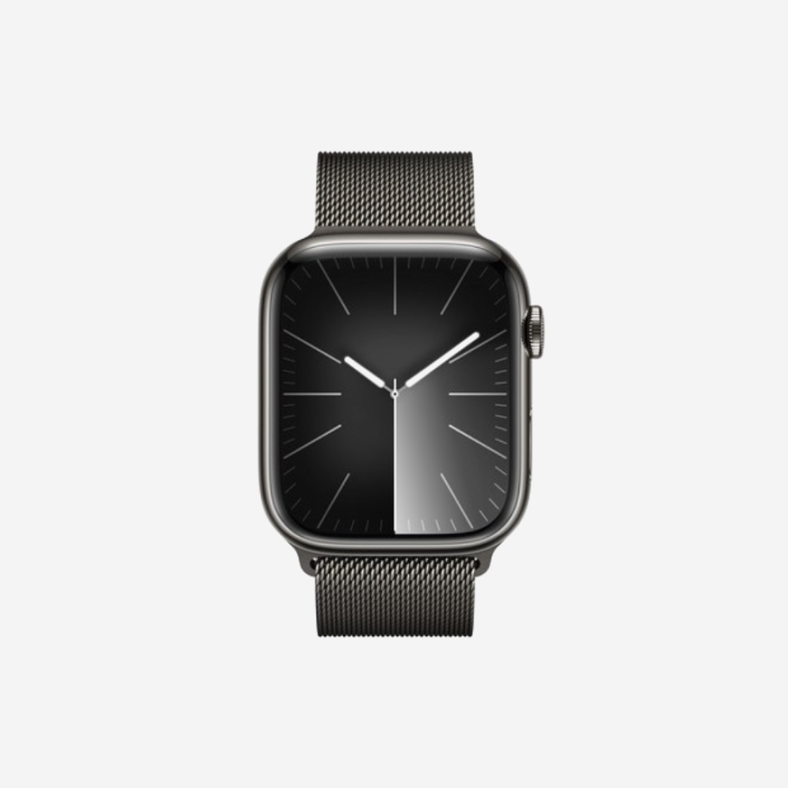 Apple Watch Series 9 45mm Cellular Graphite Stainless Steel Case with Milanese Loop Graphite (Korean Ver.) 상세 이미지 2