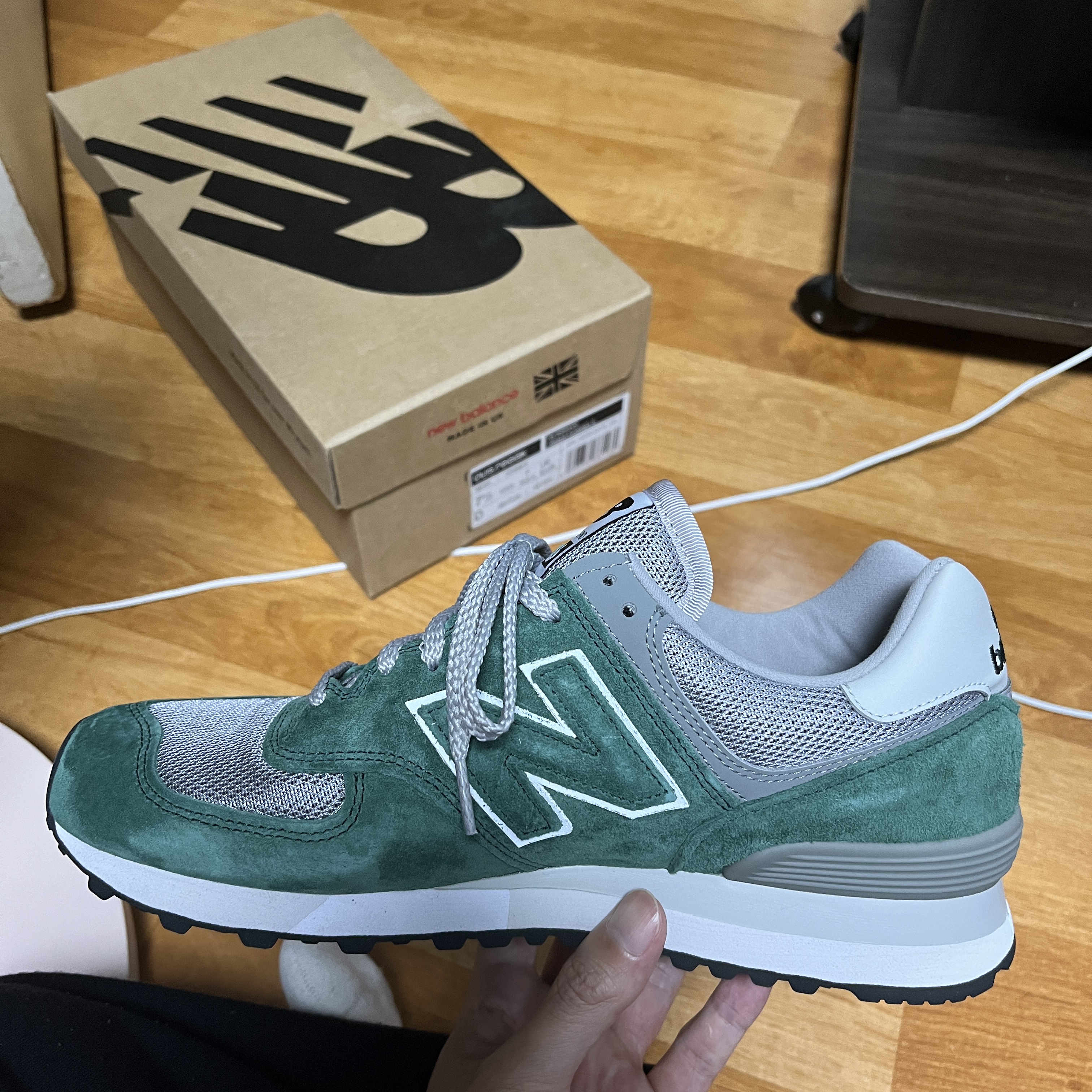 New Balance 576 Made in UK Eden 착용 스타일
