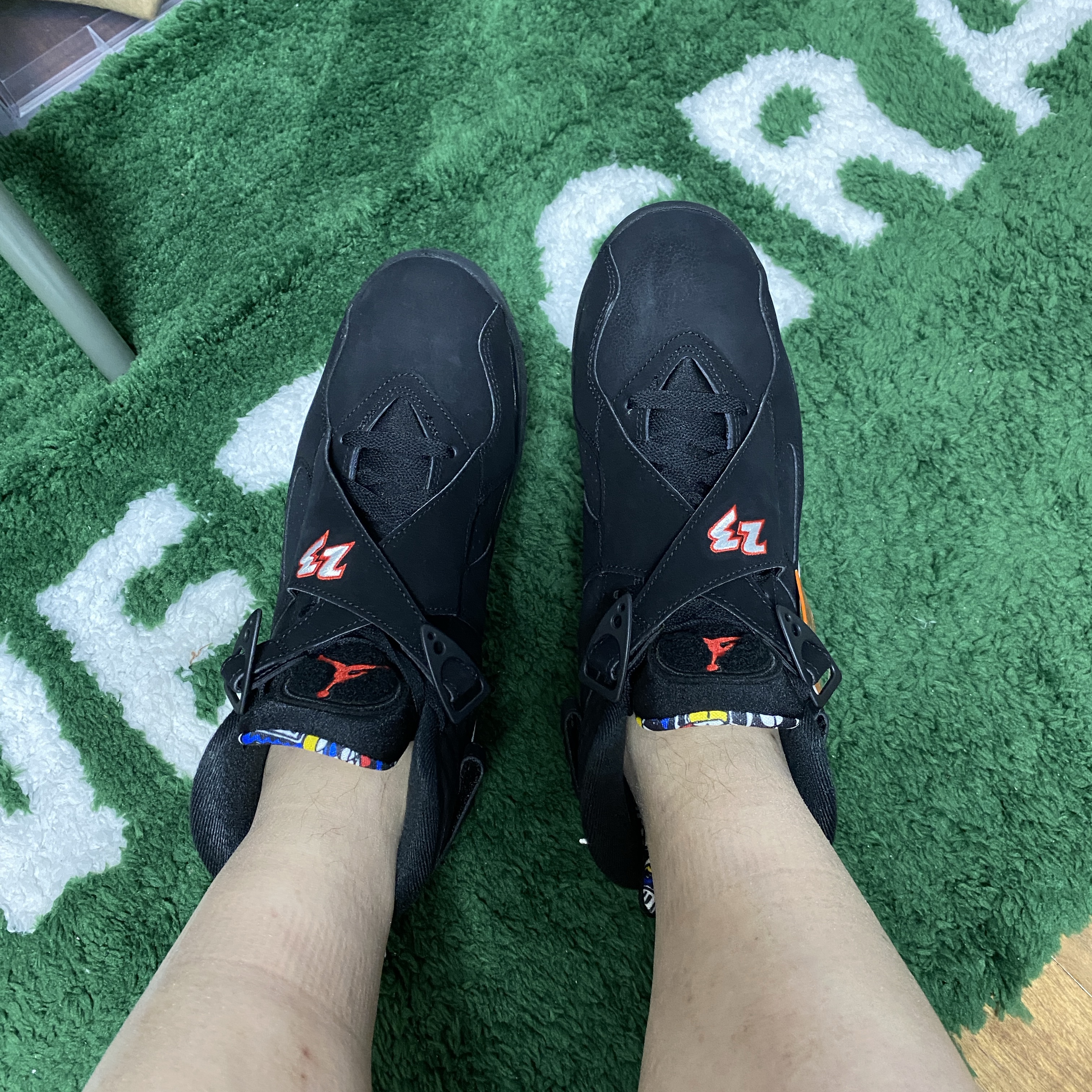 Jordan 8 Retro Playoffs 2023 착용 스타일 - 3