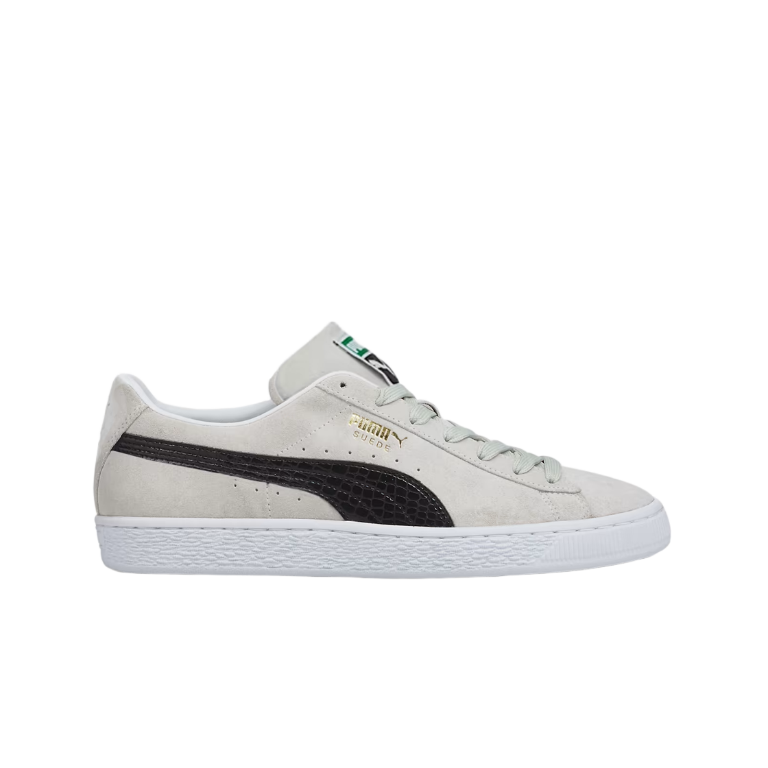 384852-02 Puma Suede Croc White Black