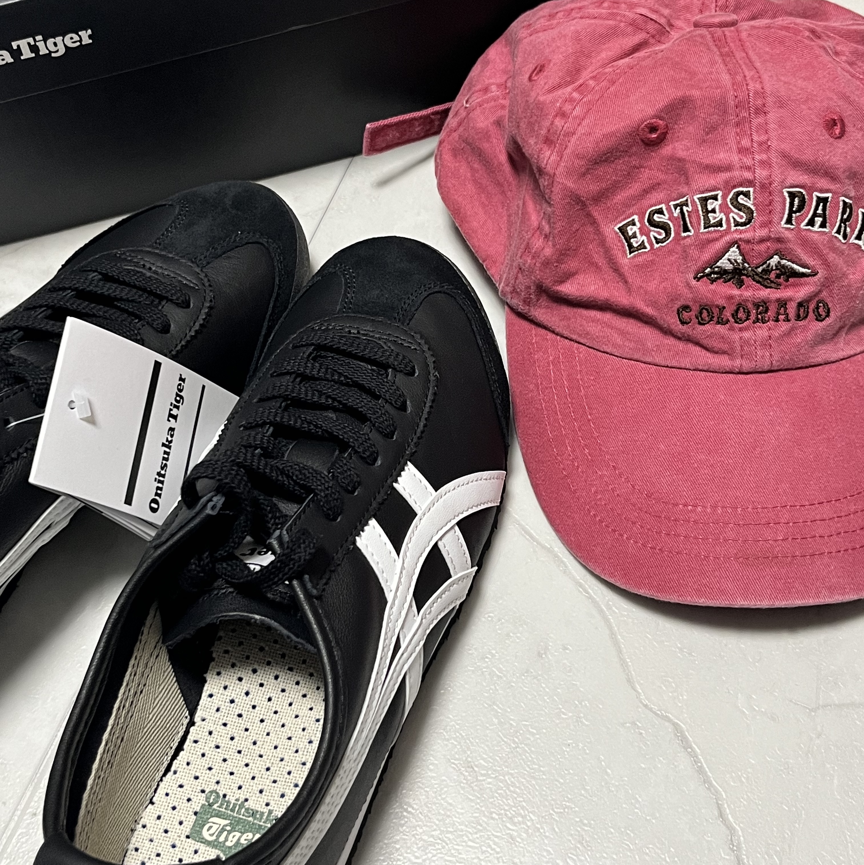 Onitsuka Tiger Mexico 66 Black White 착용 스타일