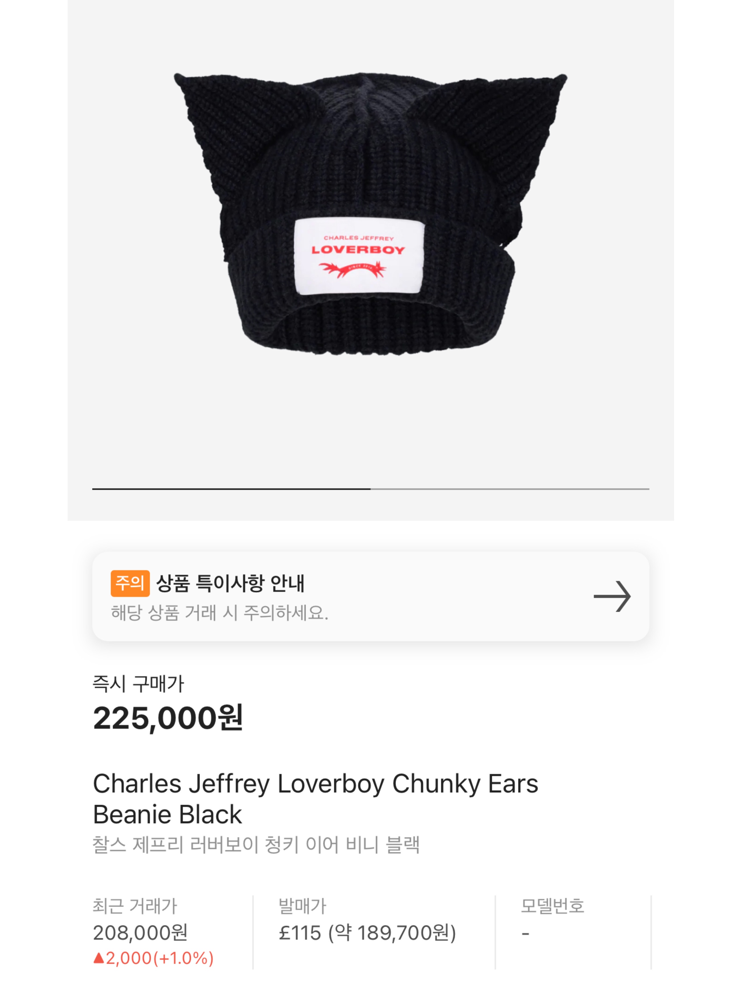 Charles Jeffrey Loverboy Chunky Ears Beanie Blue, Charles Jeffrey Loverboy Chunky Ears Mohair Beanie Red 착용 스타일 - 10