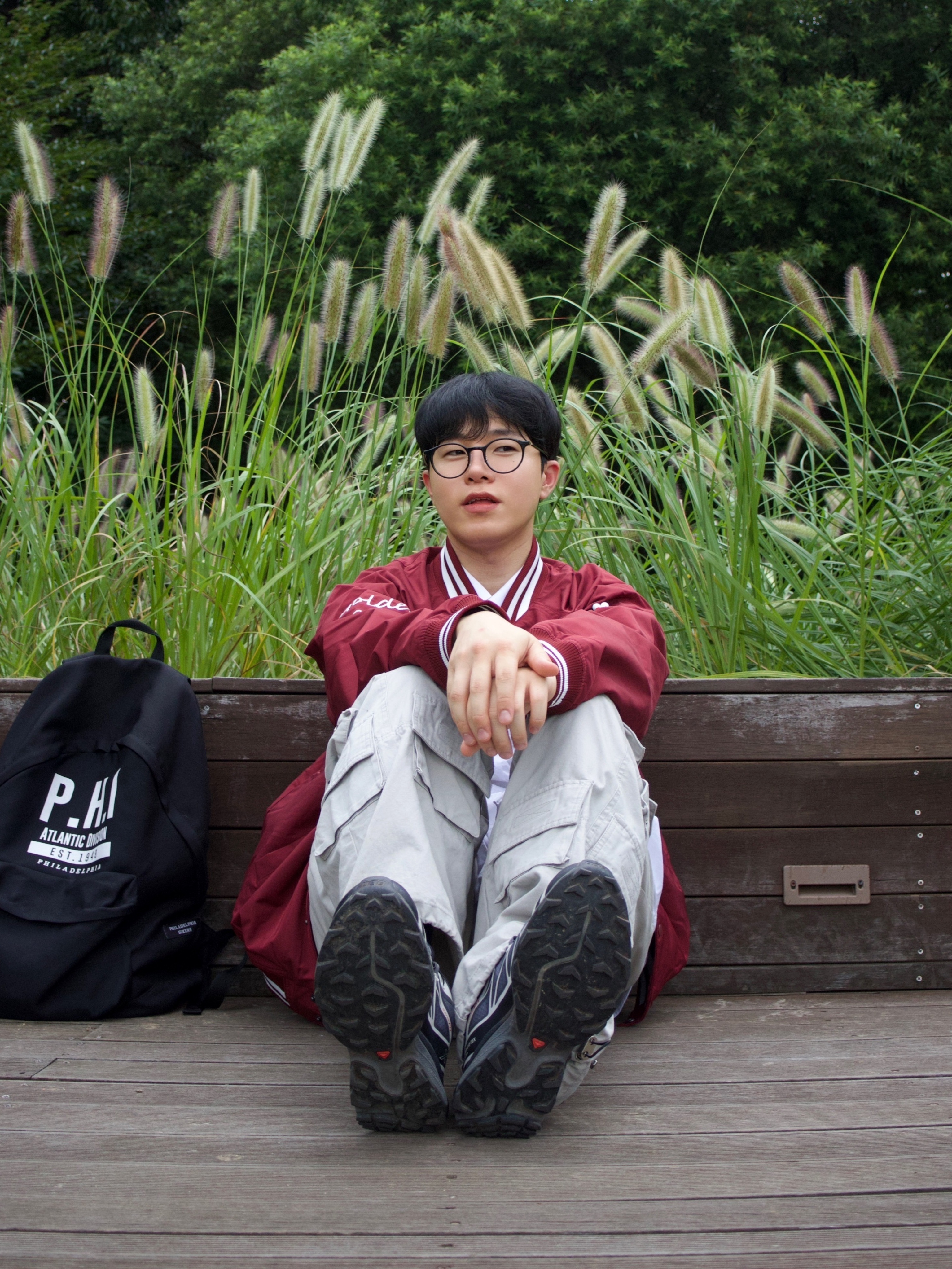 Salomon XT-6 Gore-Tex Black Ebony 착용 스타일 - 3