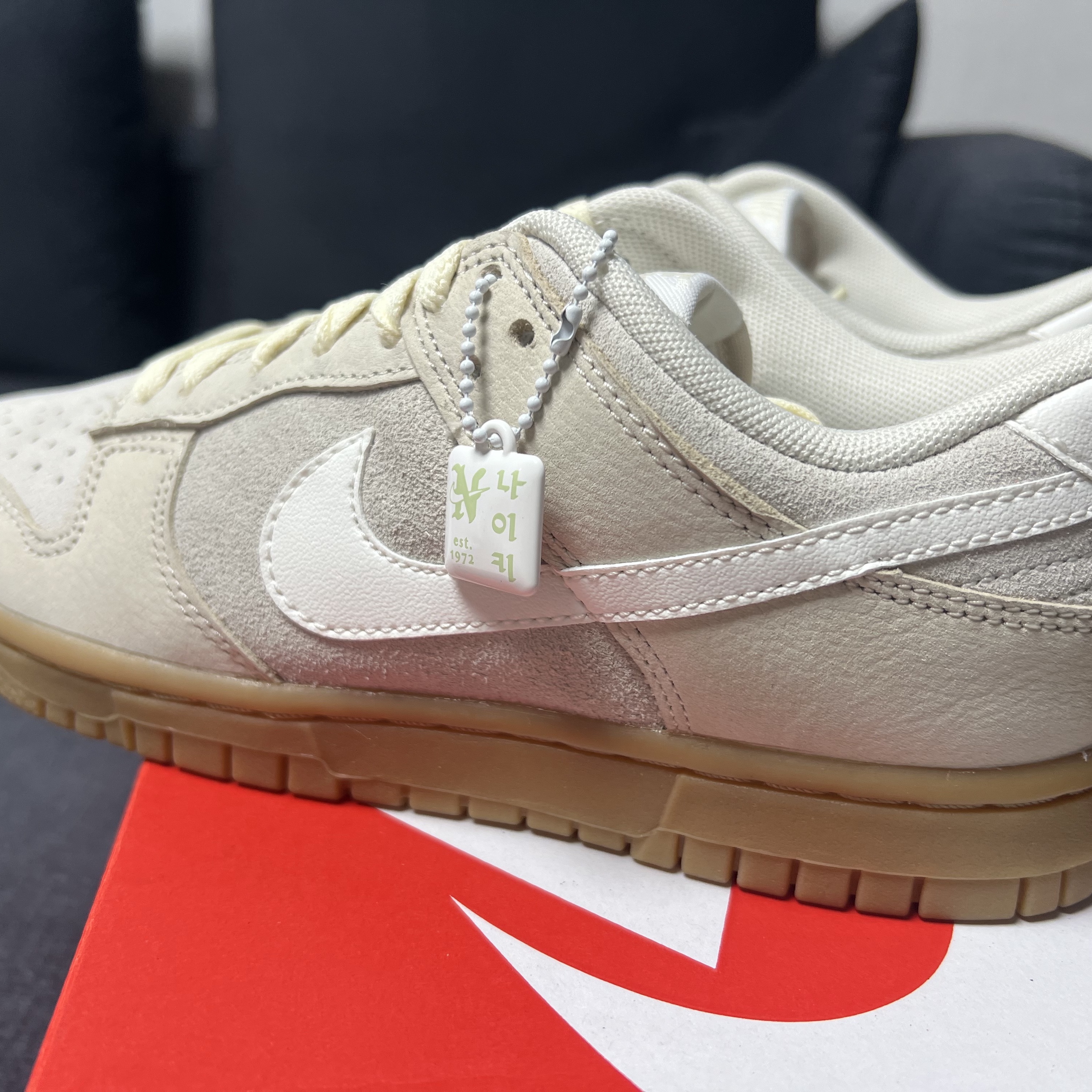 (W) Nike Dunk Low Hangul Day Light Orewood Brown Sail 착용 스타일 - 2