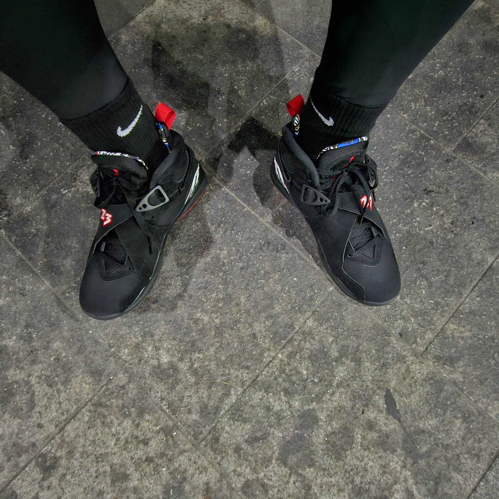 Jordan 8 Retro Playoffs 2023 착용 스타일 - 3