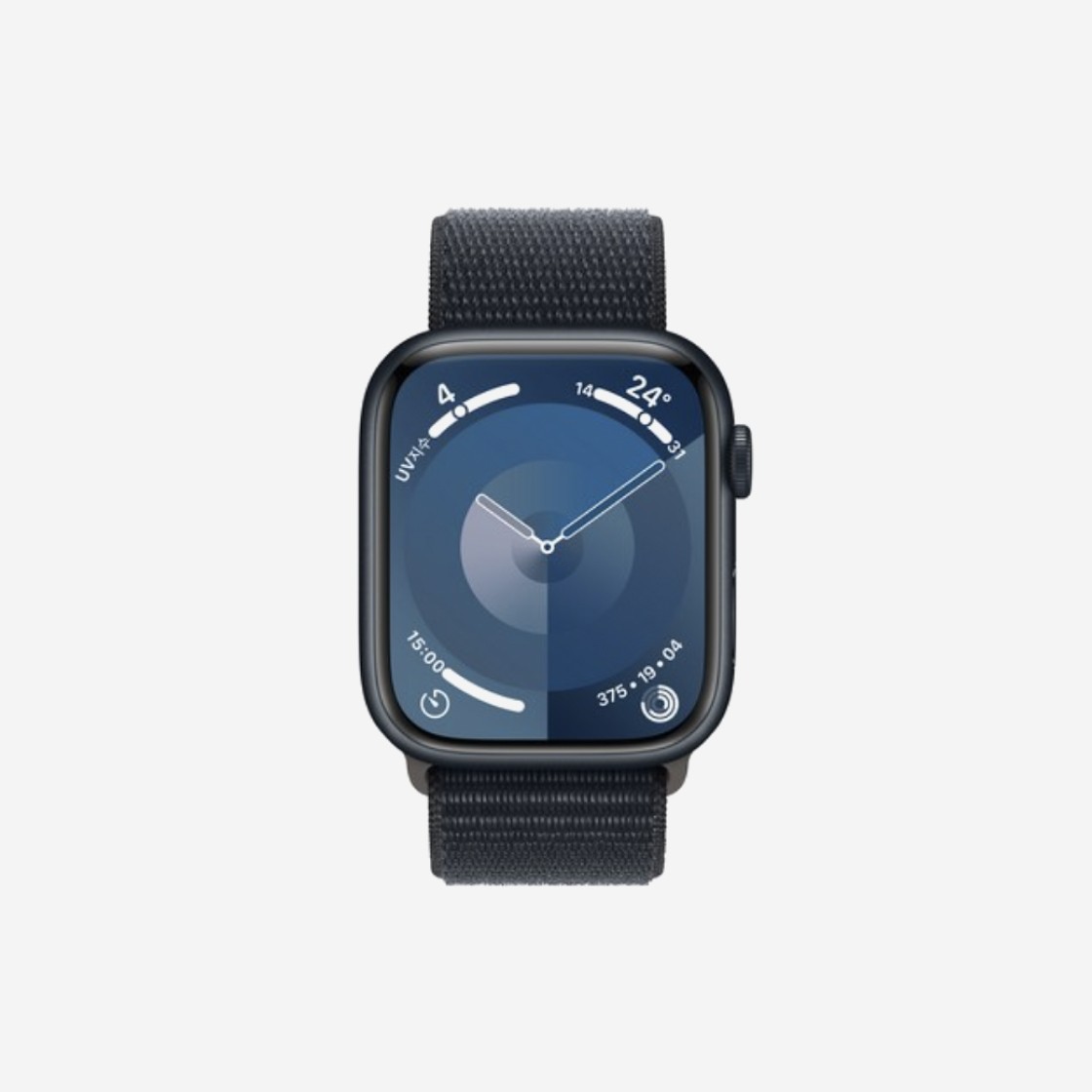 Apple Watch Series 9 45mm Cellular Midnight Aluminium Case with Sport Loop Midnight (Korean Ver.) 상세 이미지 2