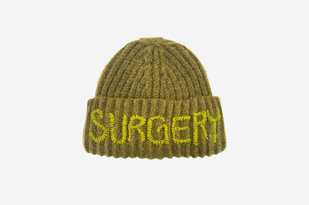 【SURGERY】SURGERY CLOVER LOGO BEANIE 6/16再入荷【SURGERY】surgery clover logo beanie ver.2