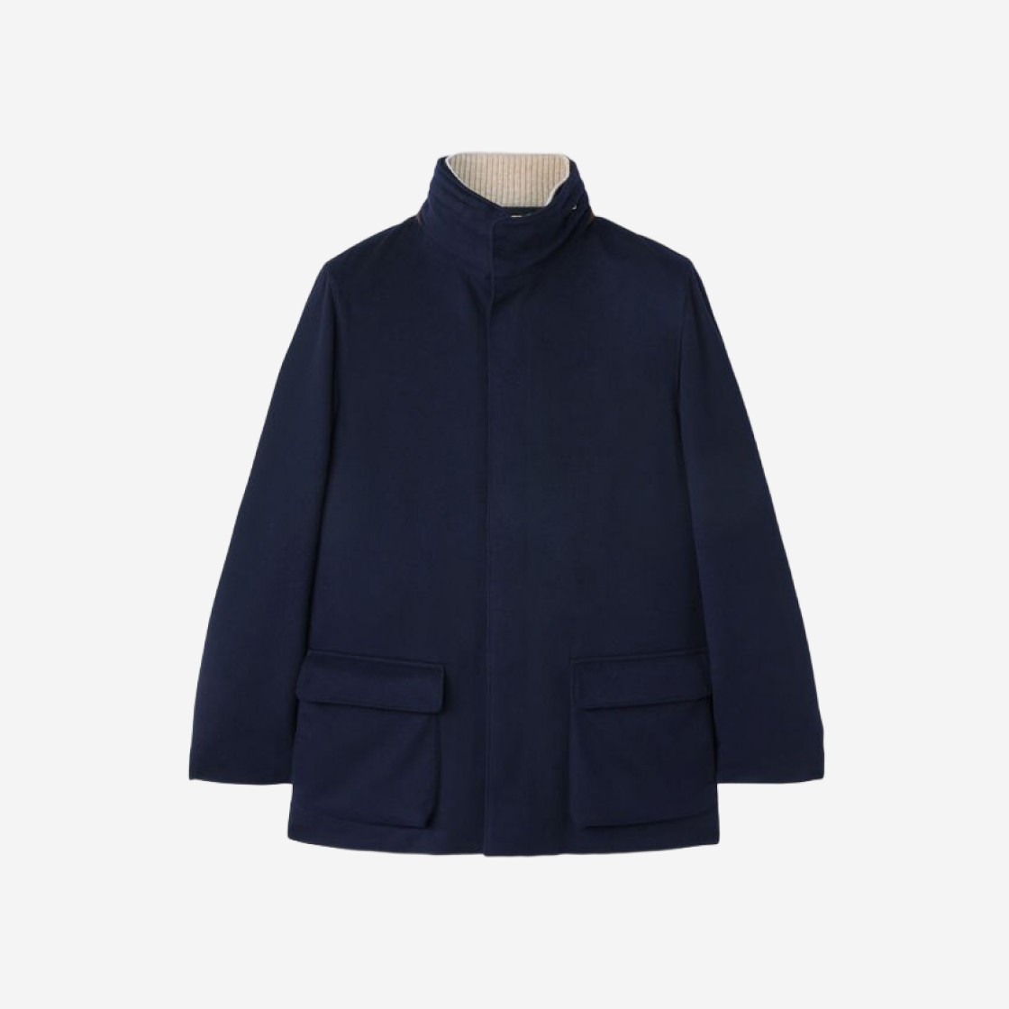 Loro Piana Winter Voyager Overcoat Light Midnight Blue 상세 이미지 1