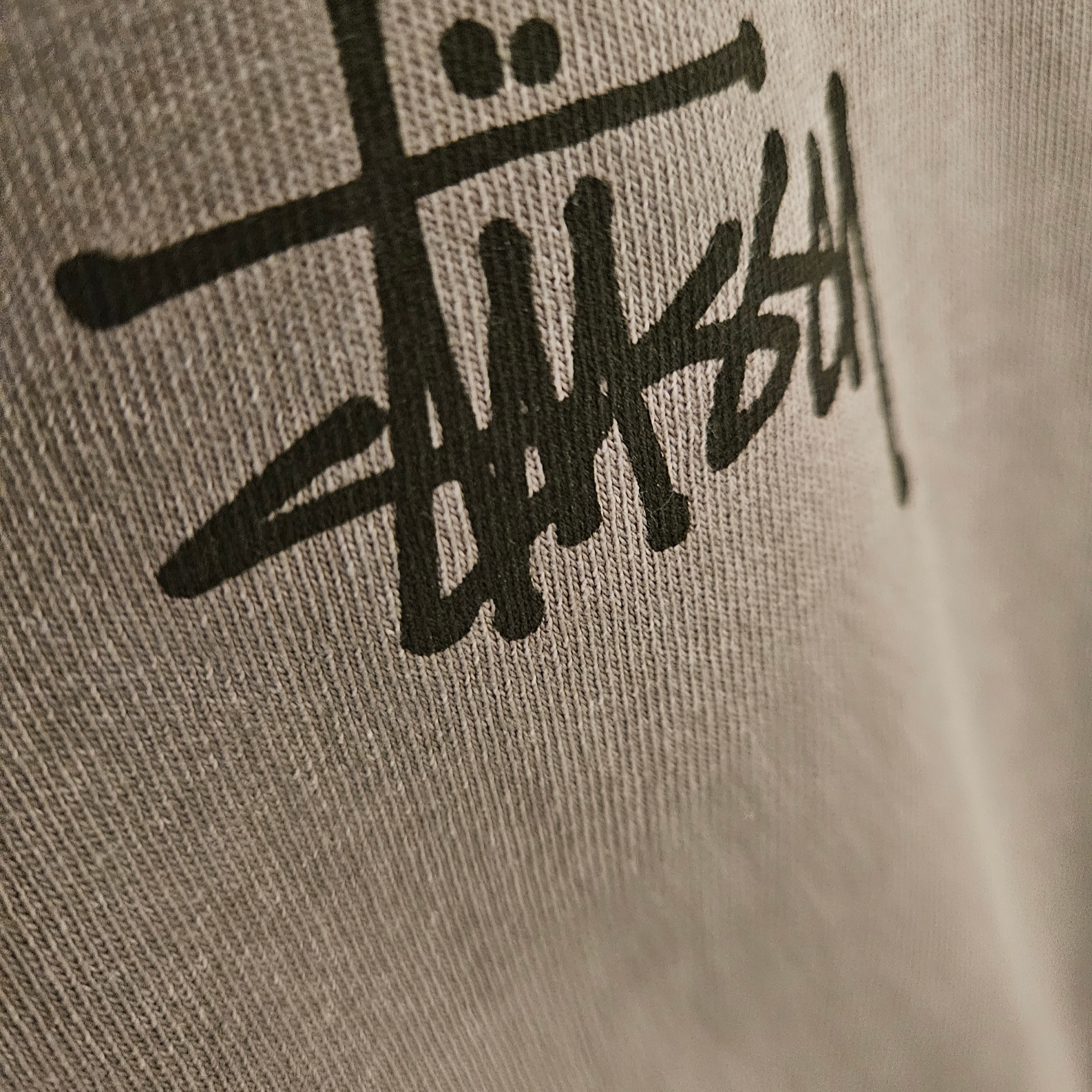 Stussy Basic Stussy Pigment Dyed T-Shirt Grey 2022 착용 스타일