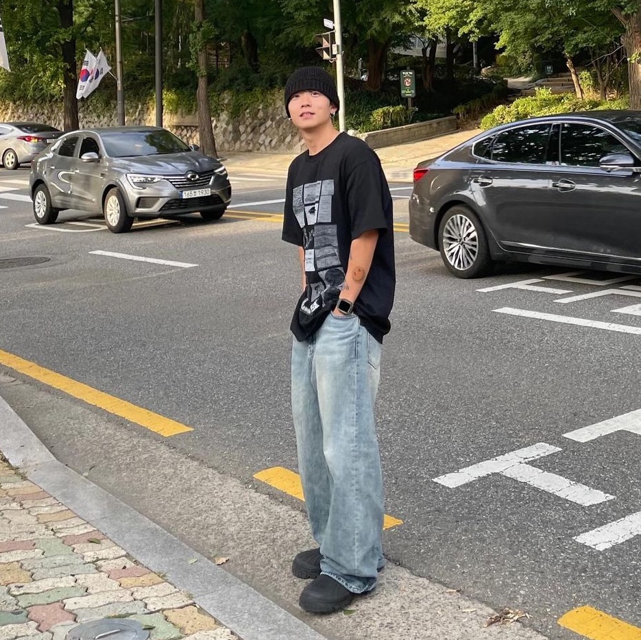 Cav Empt FK Continuitystrip T-Shirt Black - 23SS 착용 스타일