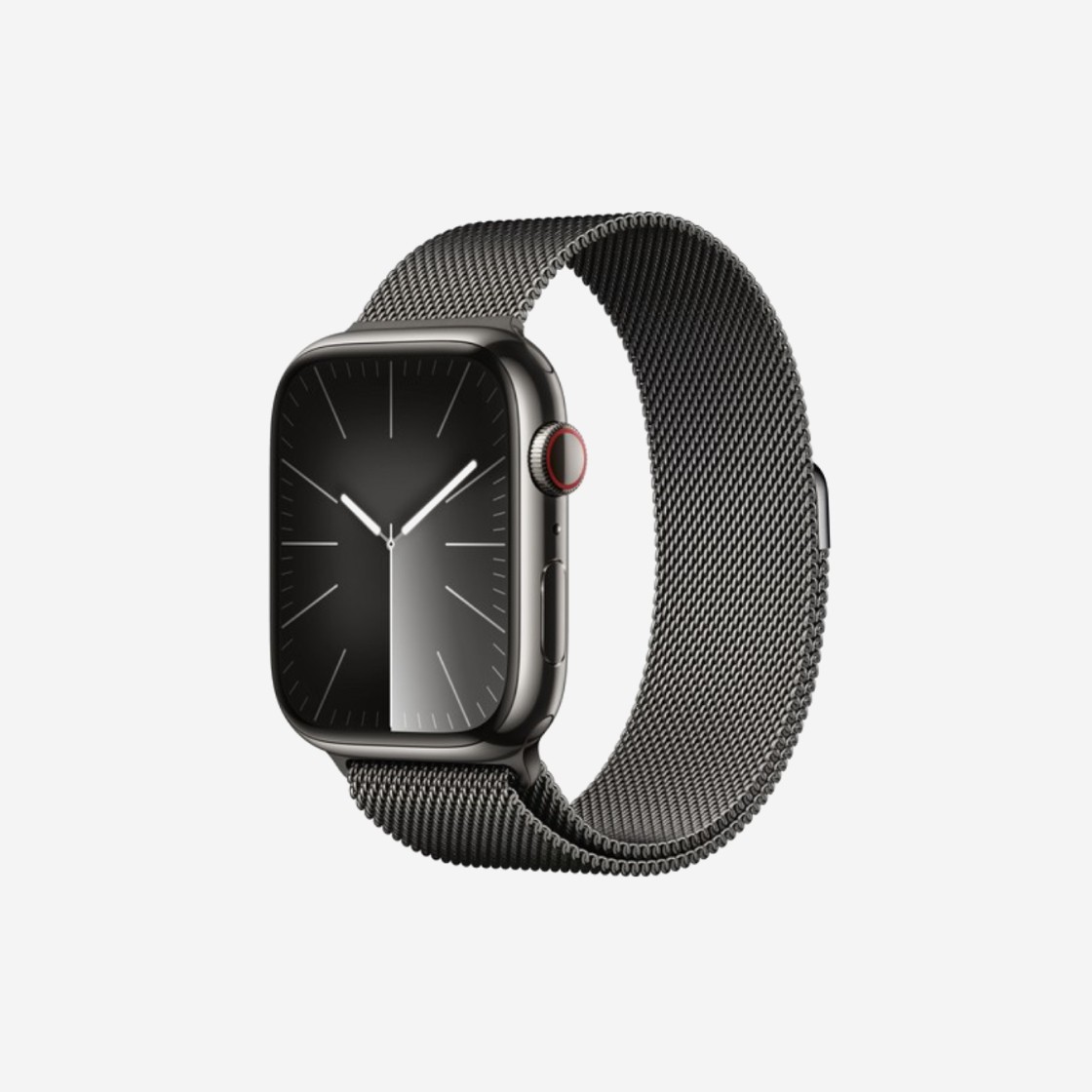 Apple Watch Series 9 45mm Cellular Graphite Stainless Steel Case with Milanese Loop Graphite (Korean Ver.) 상세 이미지 1