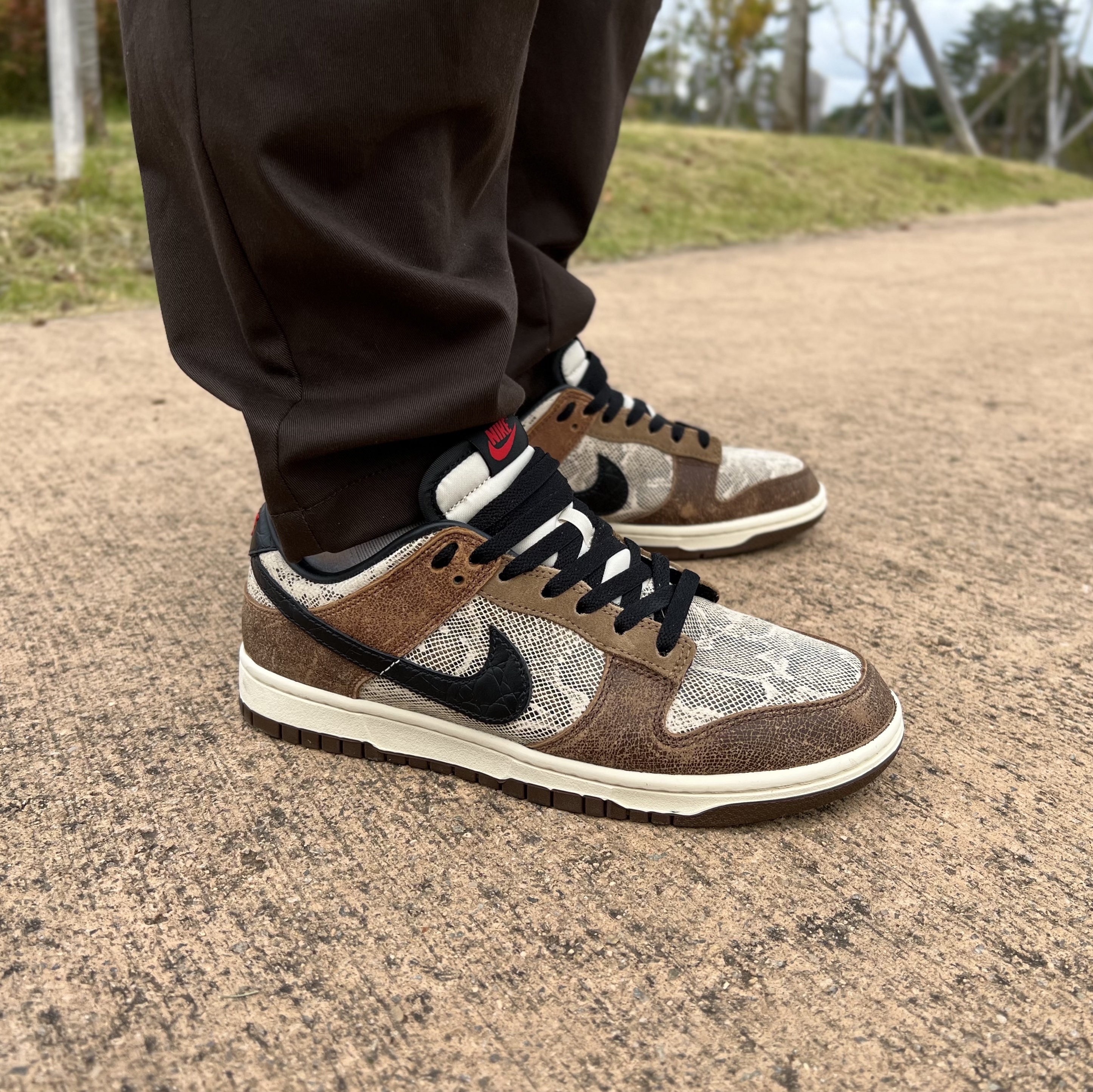 Nike Dunk Low PRM Head to Head 착용 스타일 - 1
