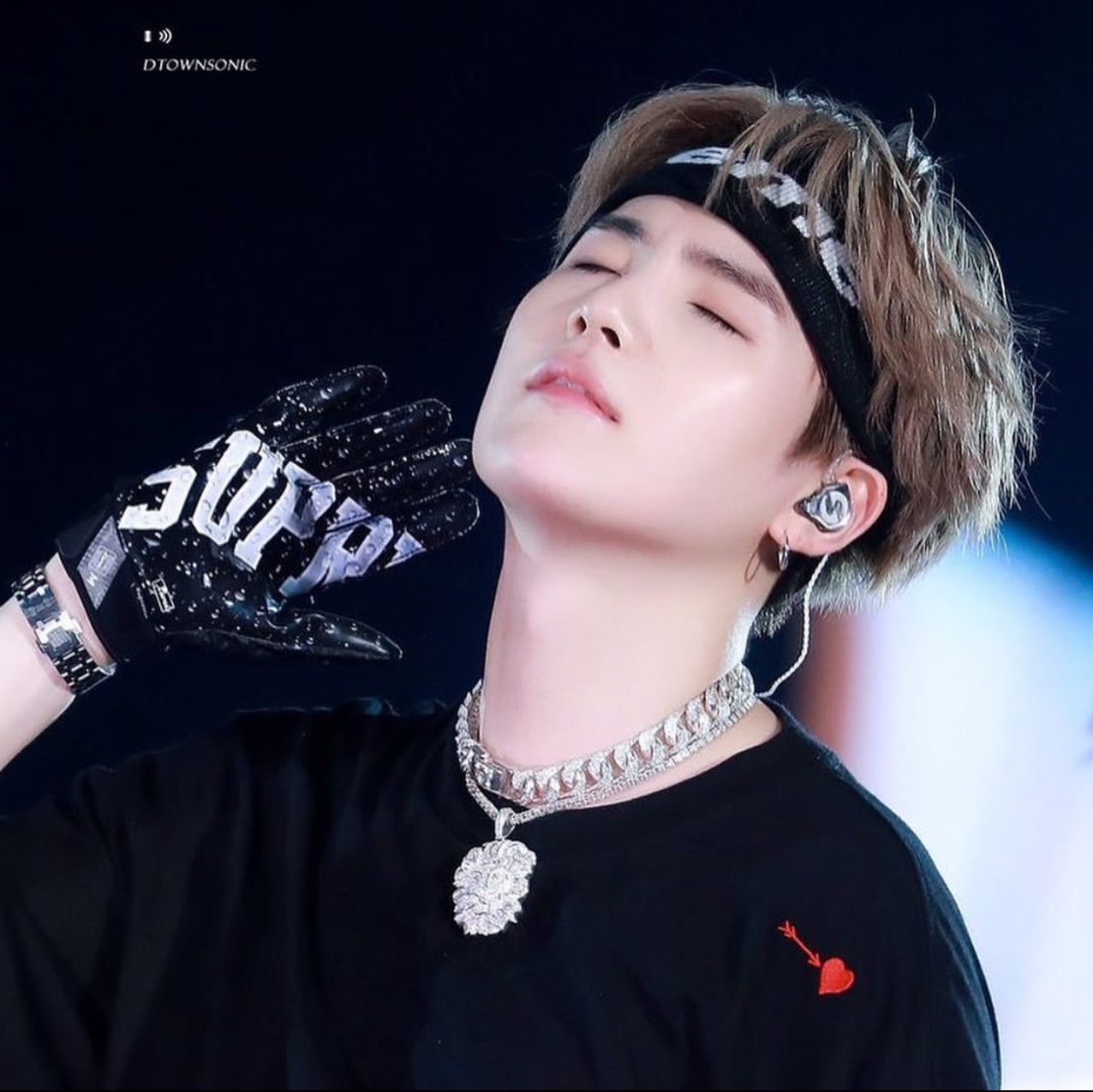 Supreme x Nike NBA Headband Black - 19SS 착용 스타일 - 1