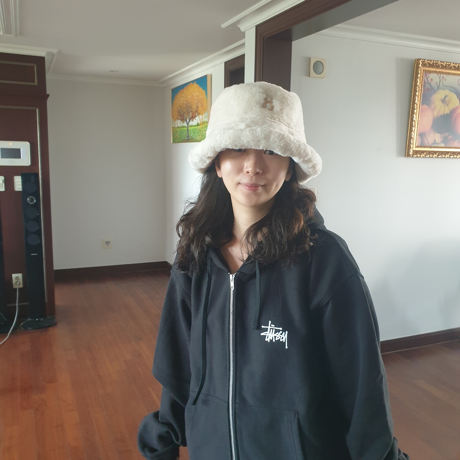 Stussy Basic Stussy Zip Hoodie Black 2023 착용 스타일 - 2