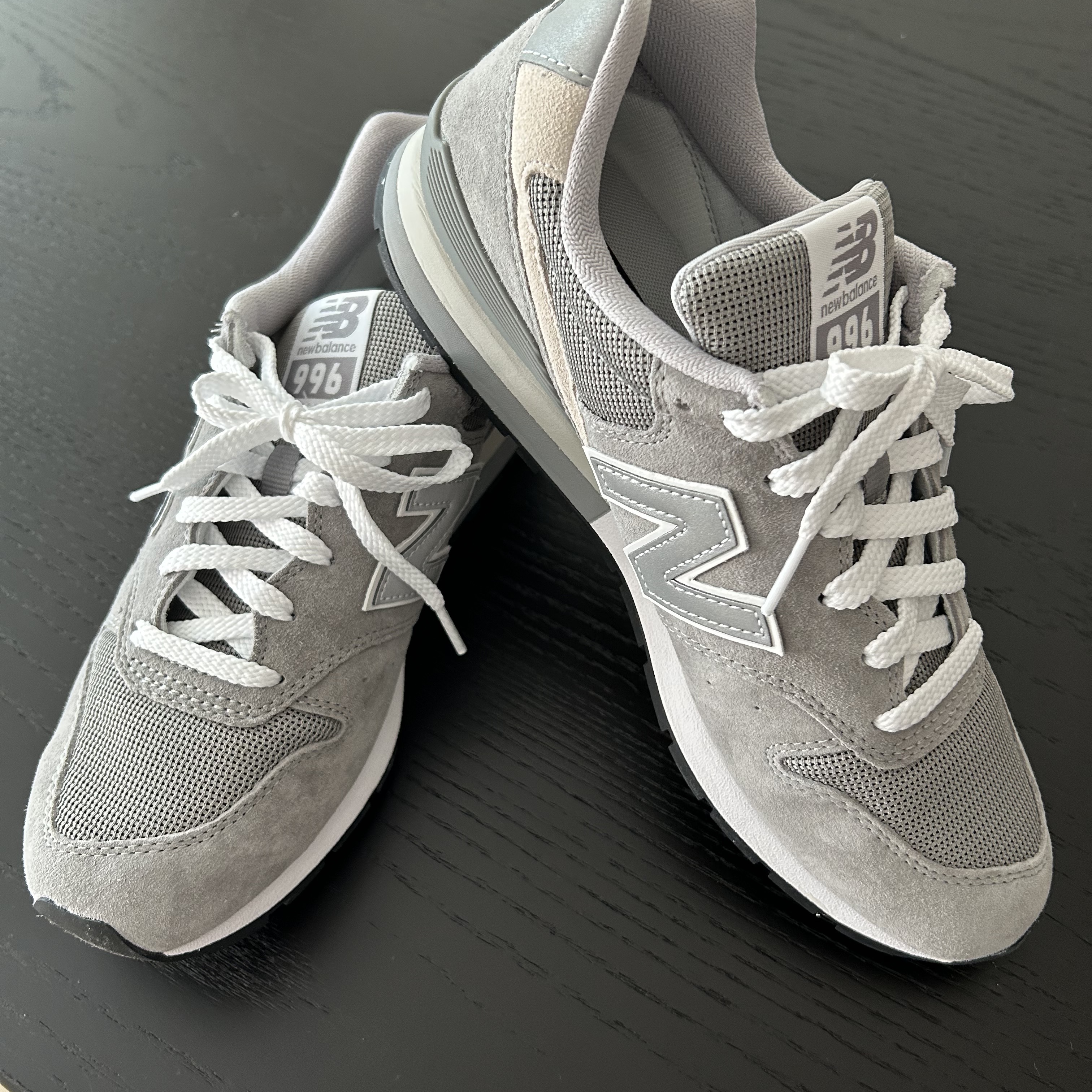 New Balance 996 Grey 착용 스타일