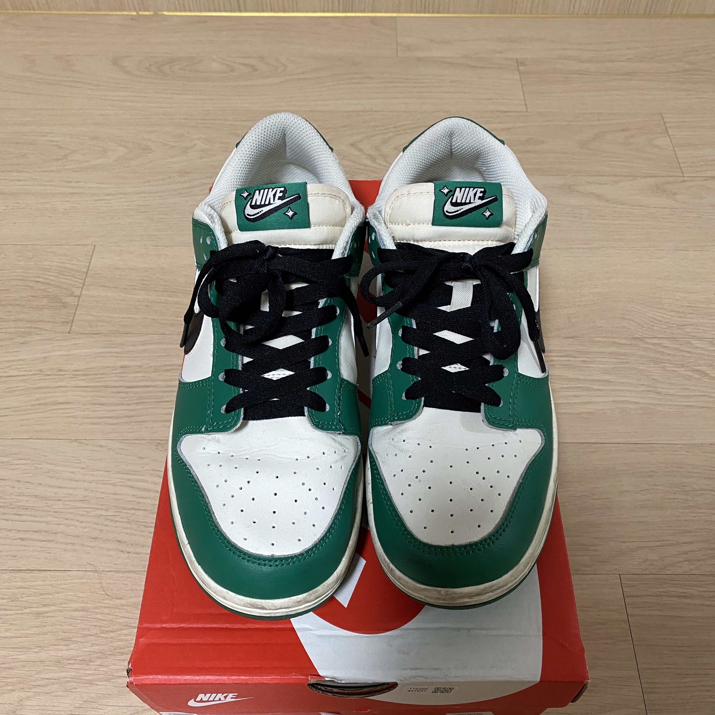 Nike Dunk Low Retro SE Jackpot Malachite 착용 스타일