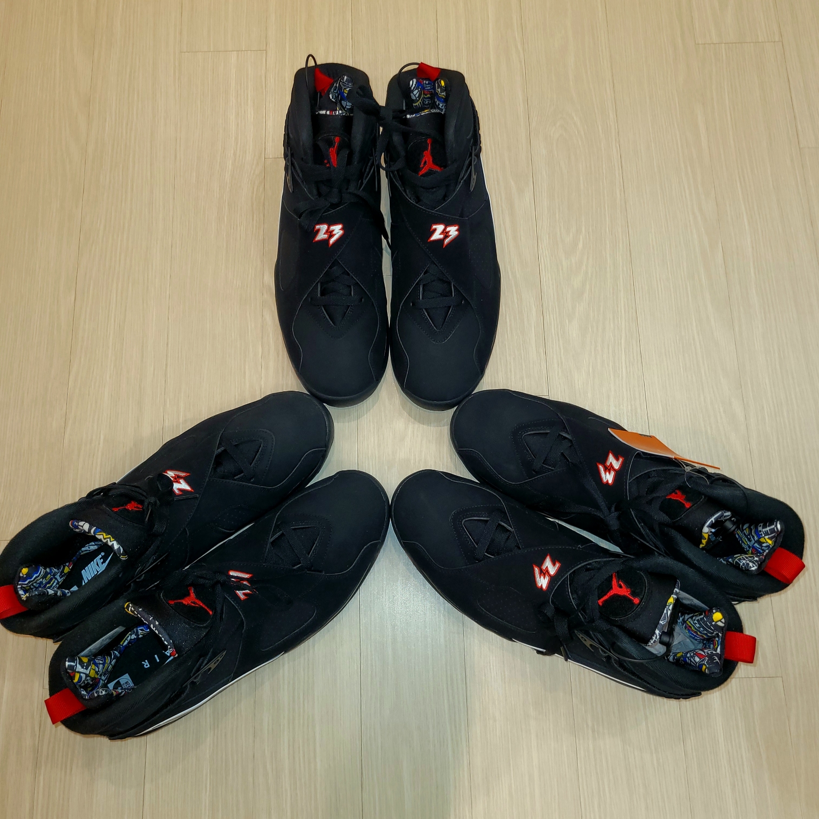 Jordan 8 Retro Playoffs 2023 착용 스타일 - 2