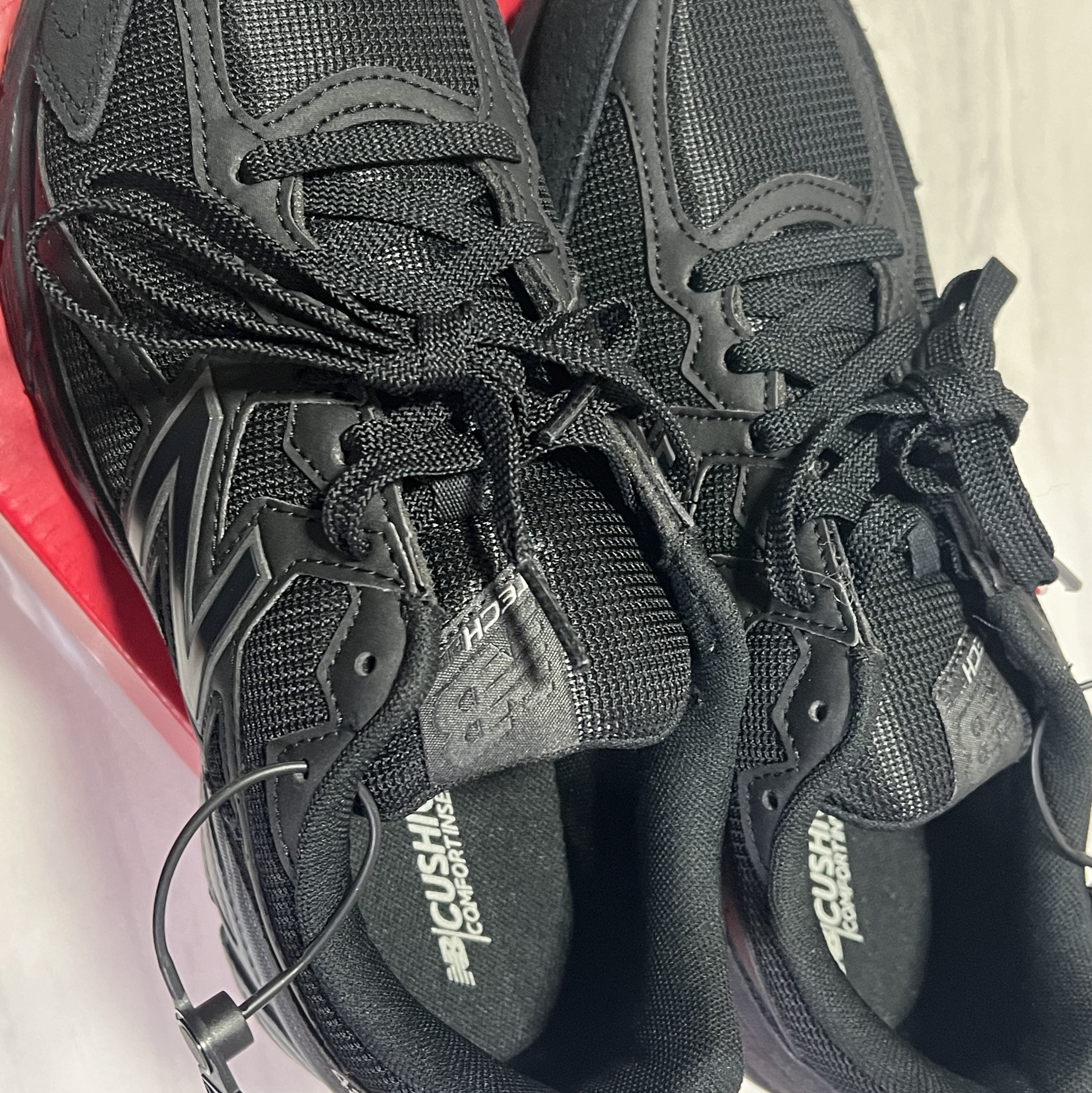 (W) New Balance 480v5 Black - 4E XXWide 착용 스타일