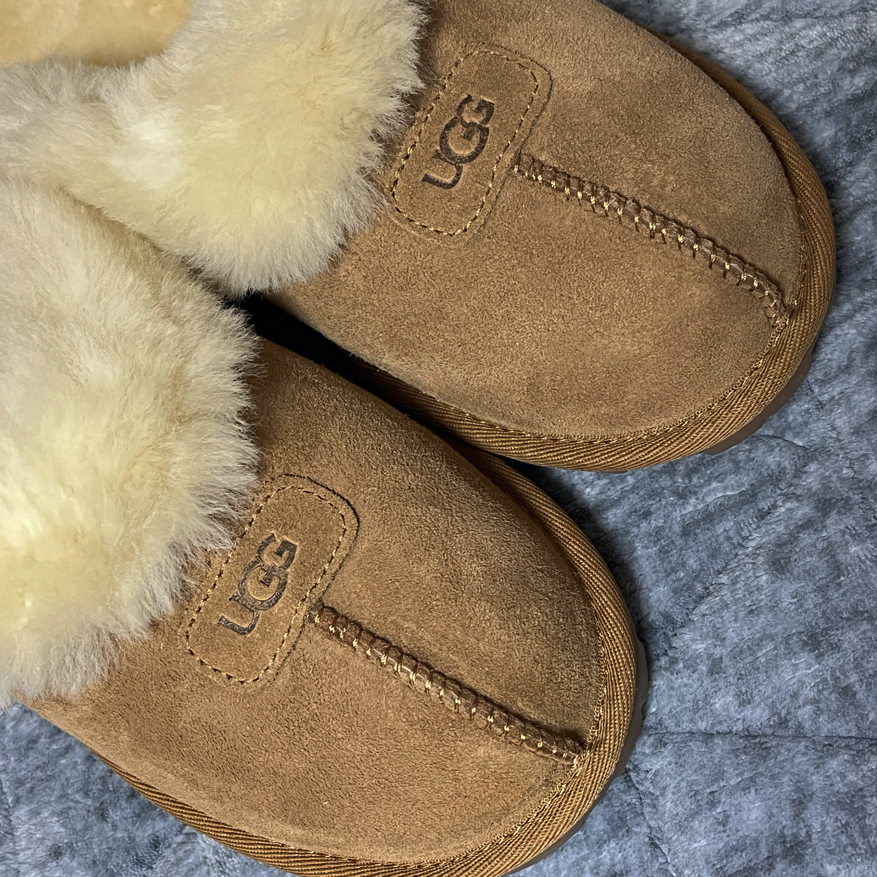 (W) UGG Coquette Slipper Chestnut 착용 스타일