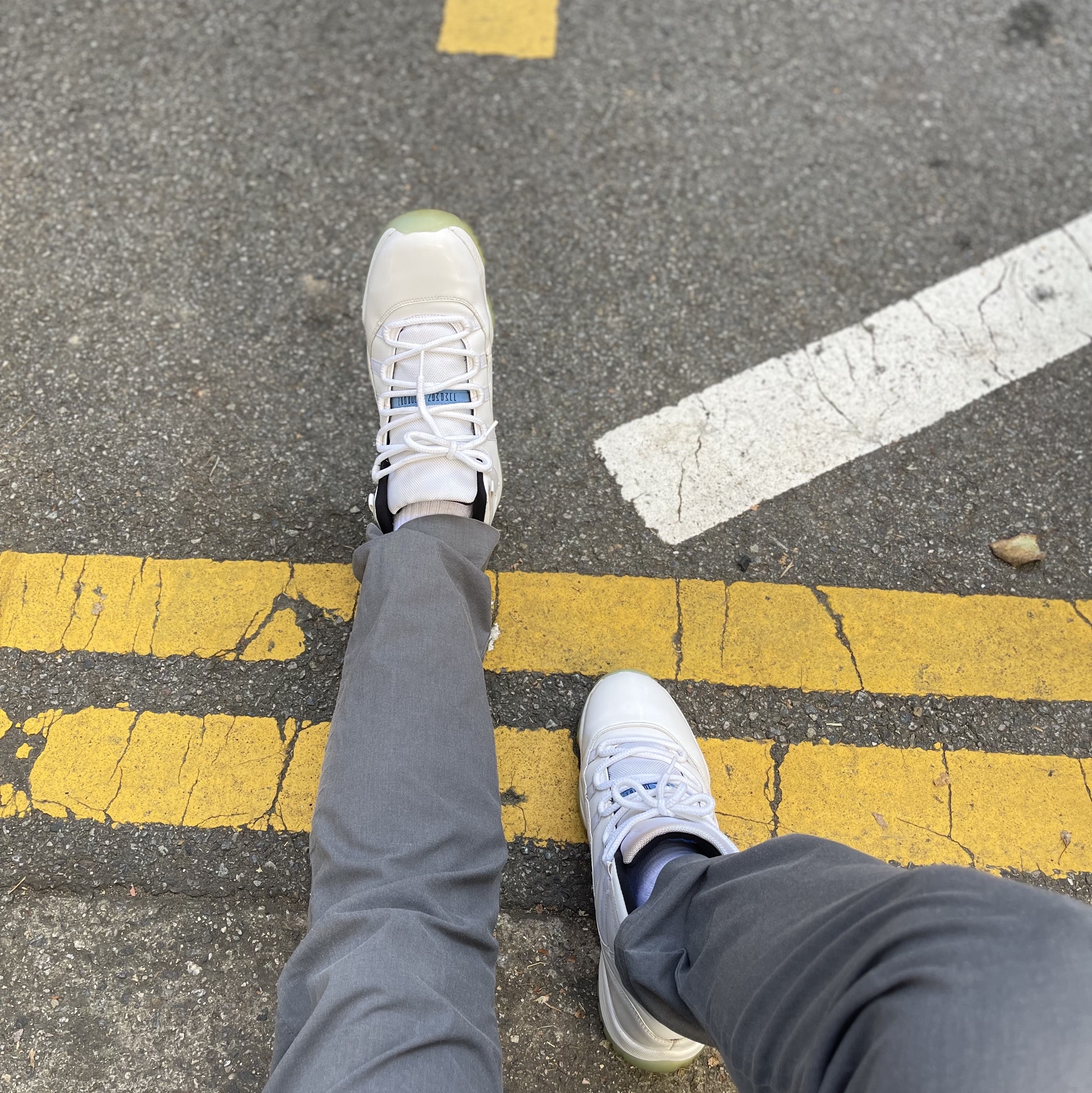 Jordan 11 Retro Legend Blue 2014 착용 스타일 - 1