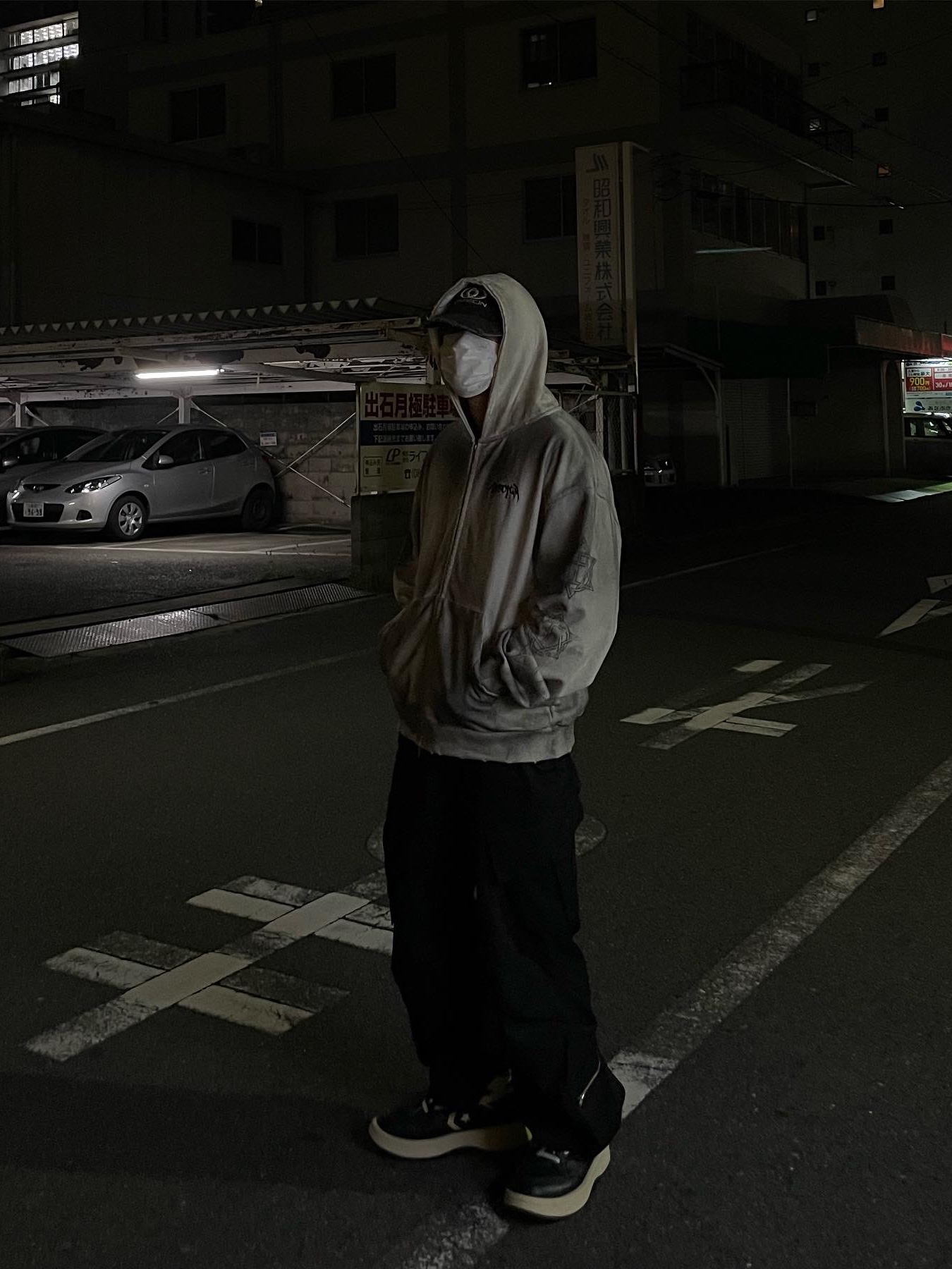 Project G/R Furious Logo Applique Zip Hoodie Grey - 10 Corso Como Exclusive, Converse x Drkshdw Turbowpn Black Cream 착용 스타일 - 1