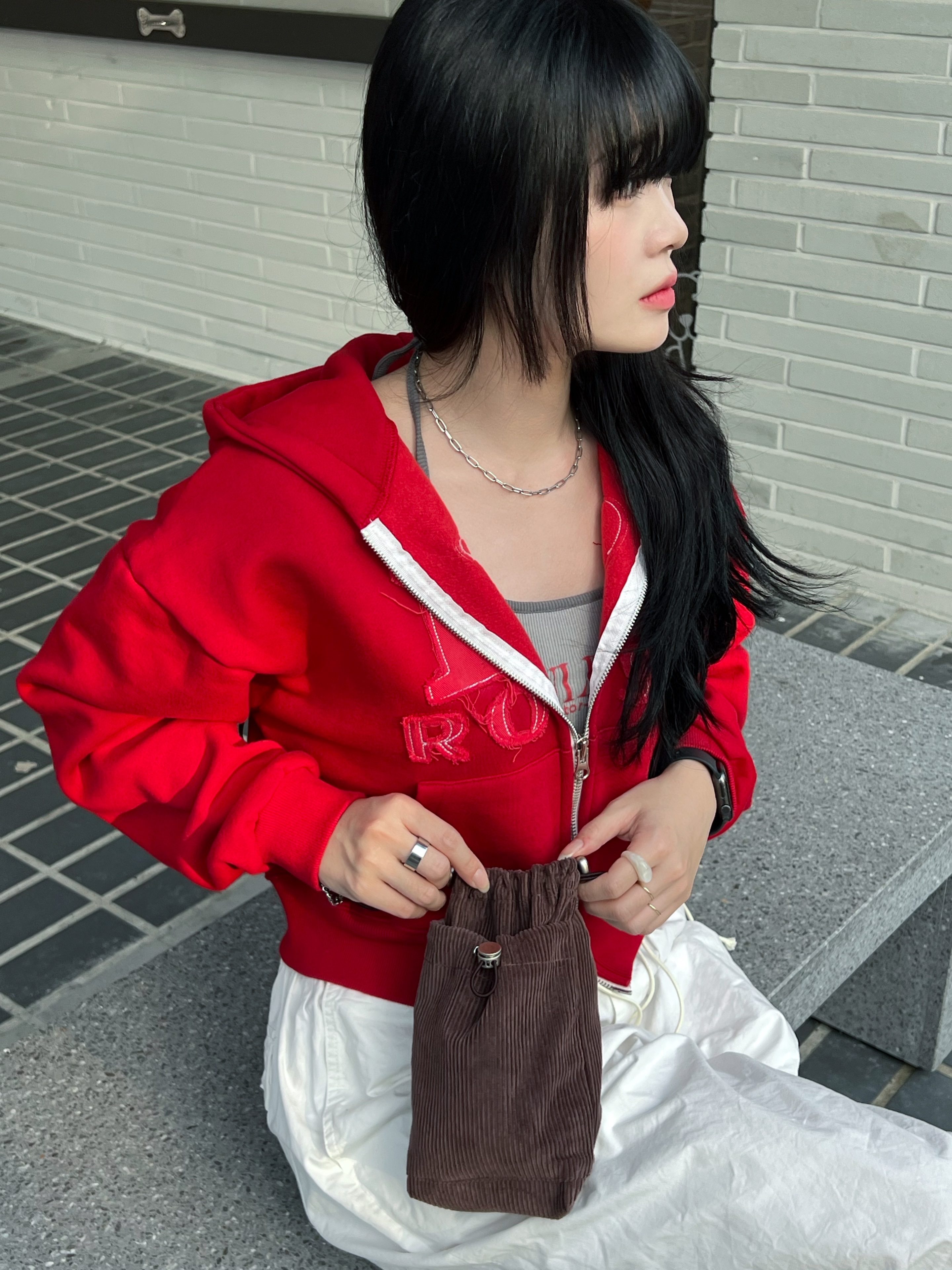 Converse Chuck Taylor All Star Core High Red 착용 스타일 - 2