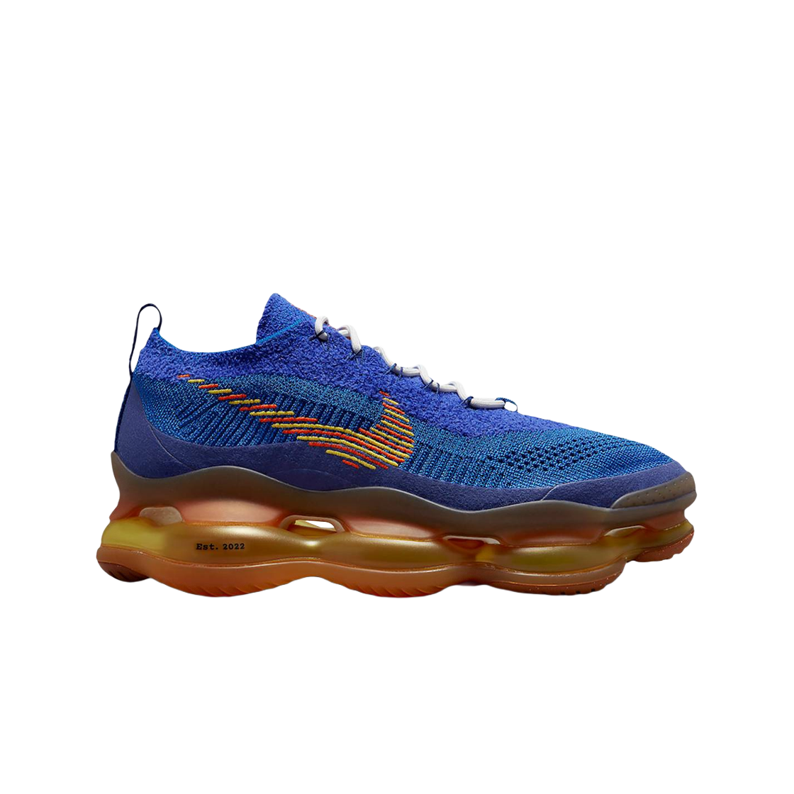 나이키 에어맥스 스콜피온 플라이니트 SE 레이서 블루 세이프티 오렌지(Nike Air Max Scorpion Flyknit SE Racer Blue Safety Orange)