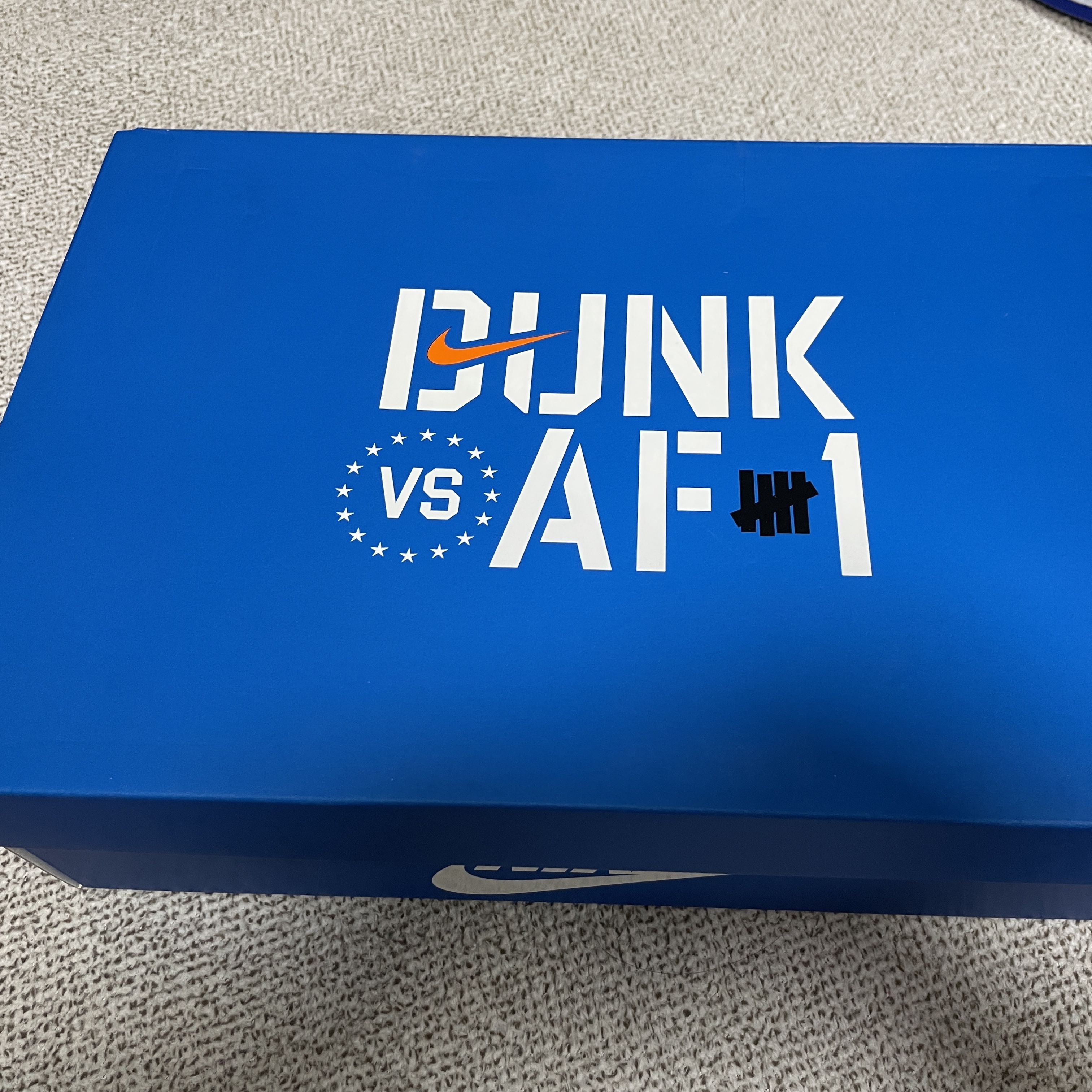 Nike x Undefeated Air Force 1 Low SP 5 On It Court Blue 착용 스타일 - 2