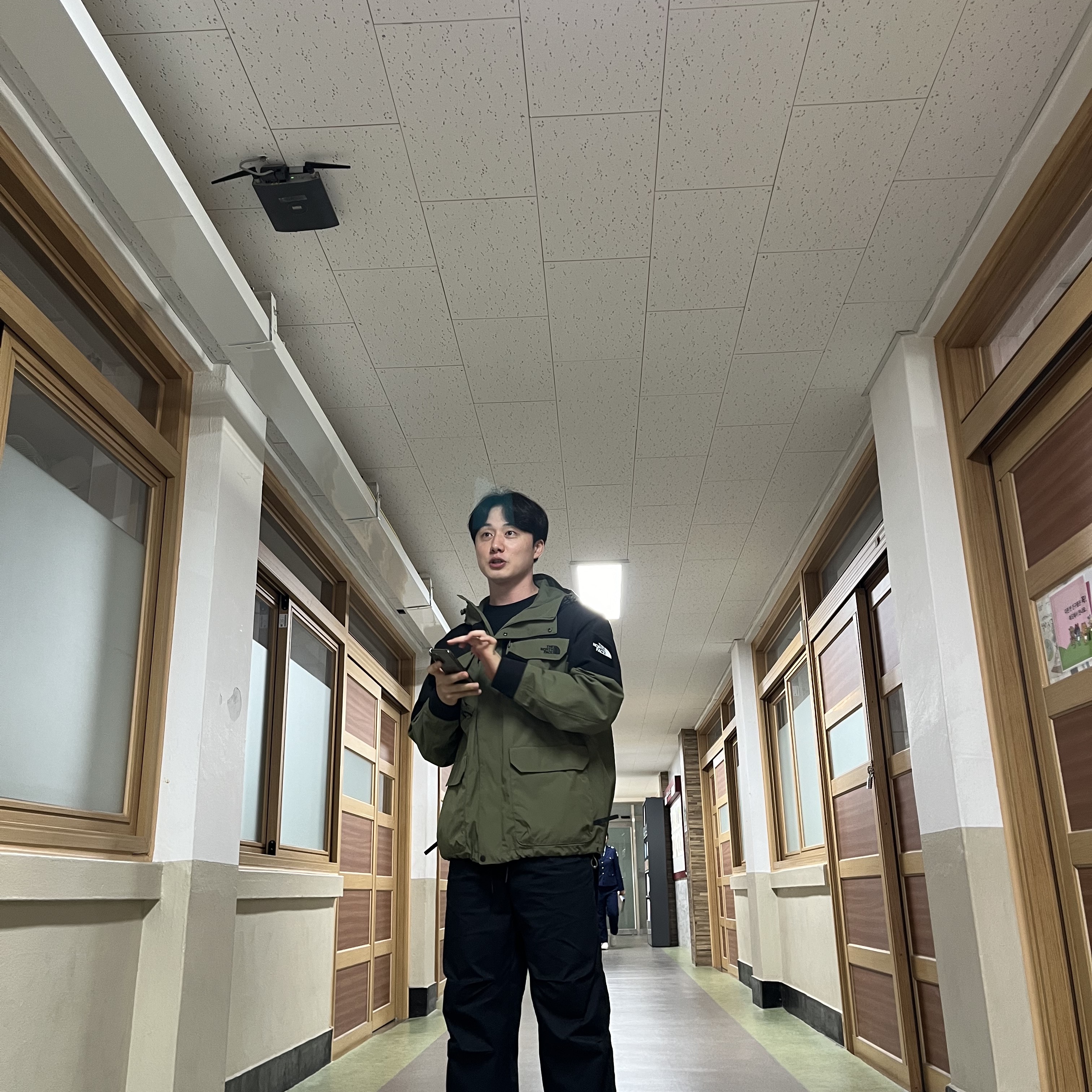 The North Face White Label Ranger Jacket Khaki 착용 스타일 - 2