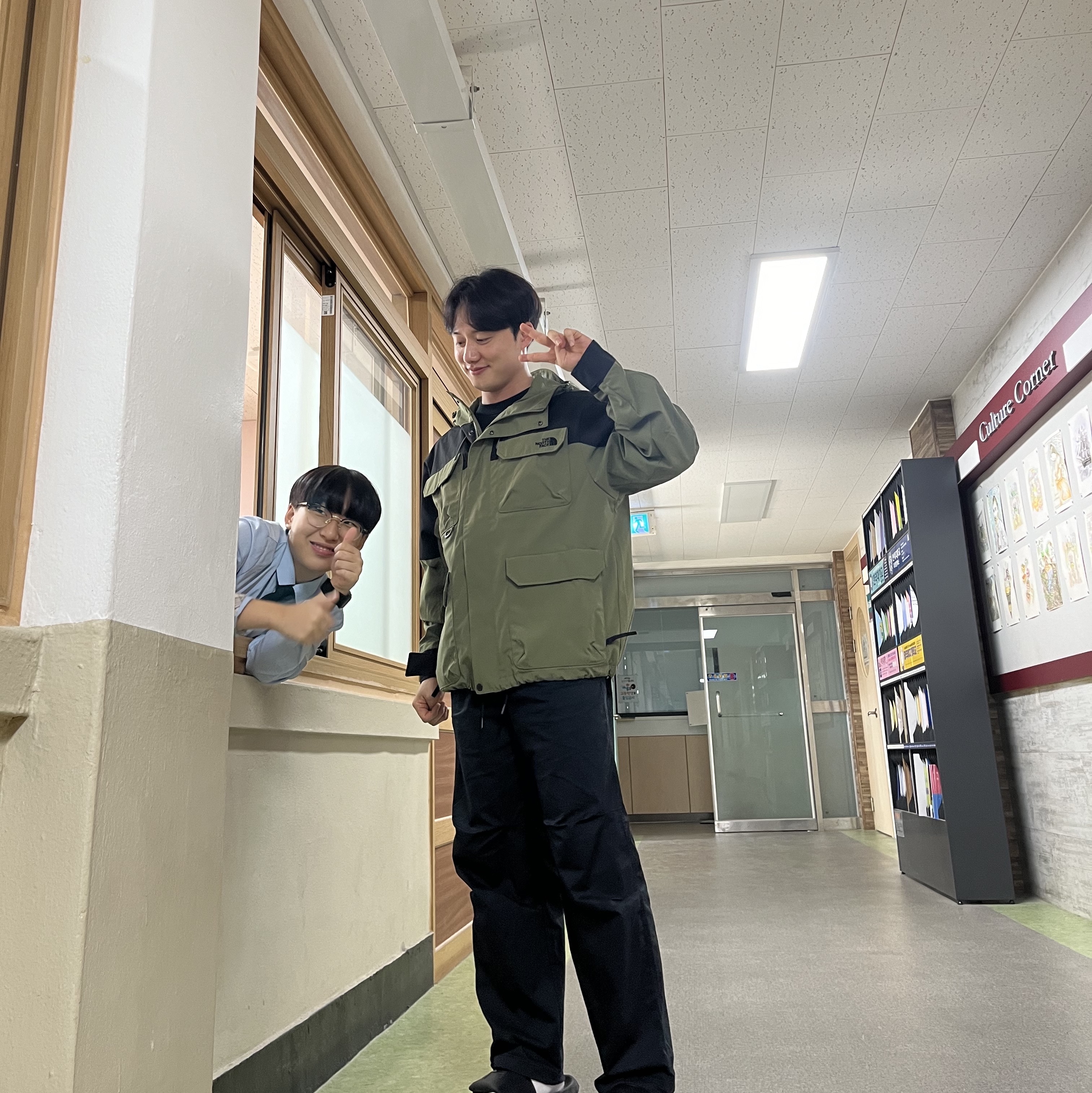 The North Face White Label Ranger Jacket Khaki 착용 스타일 - 3