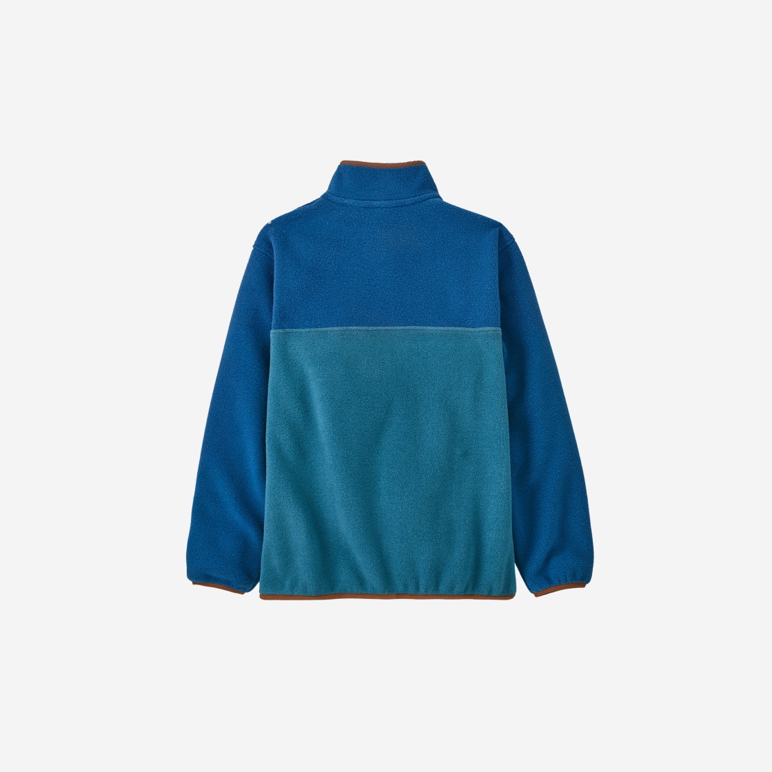 (Kids) Patagonia Lightweight Synchilla Snap-T Fleece Pullover Wavy Blue 상세 이미지 2