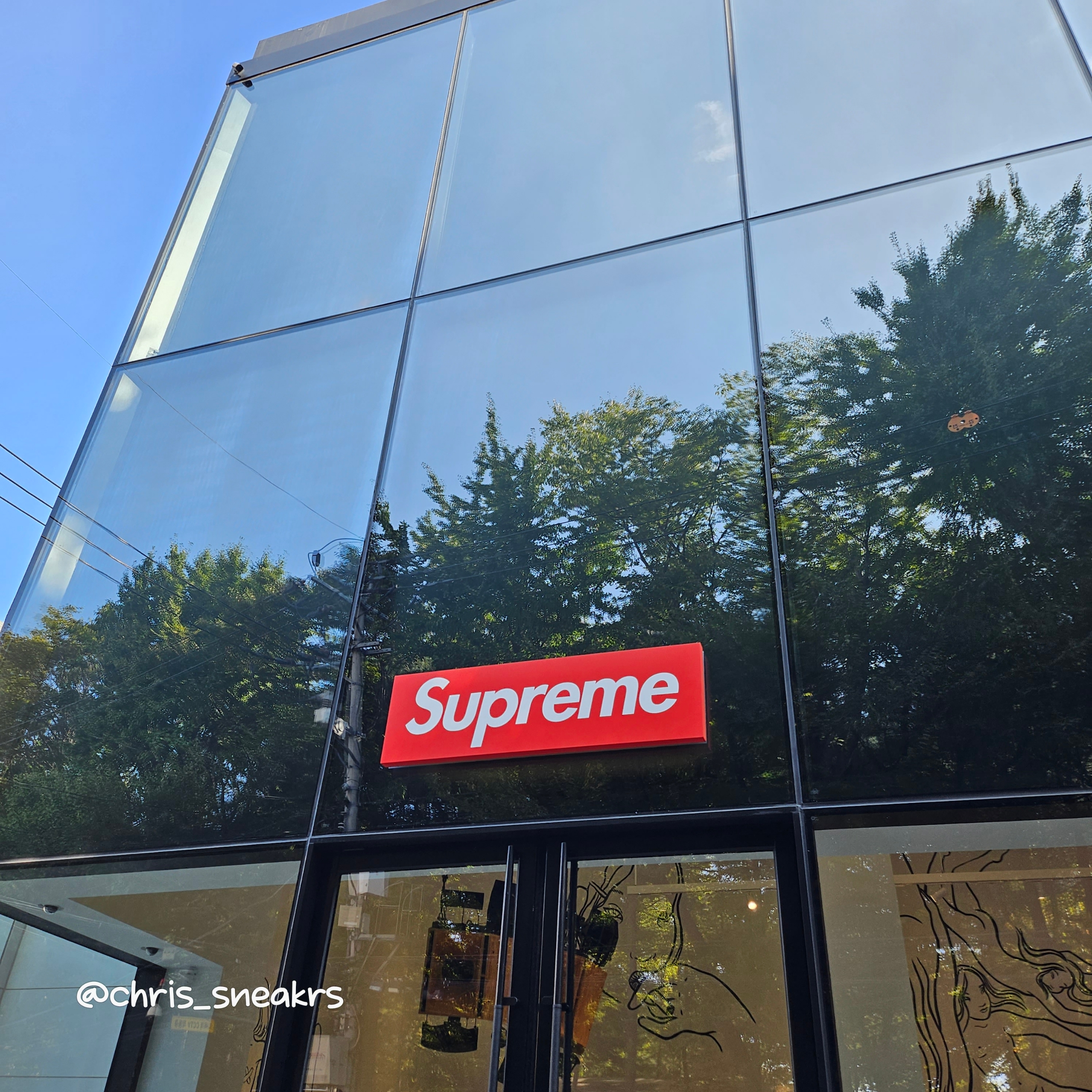 Supreme Crown T-Shirt Royal - 23SS, Supreme Pigment Canvas S Logo 6-Panel Navy - 23SS 착용 스타일 - 3