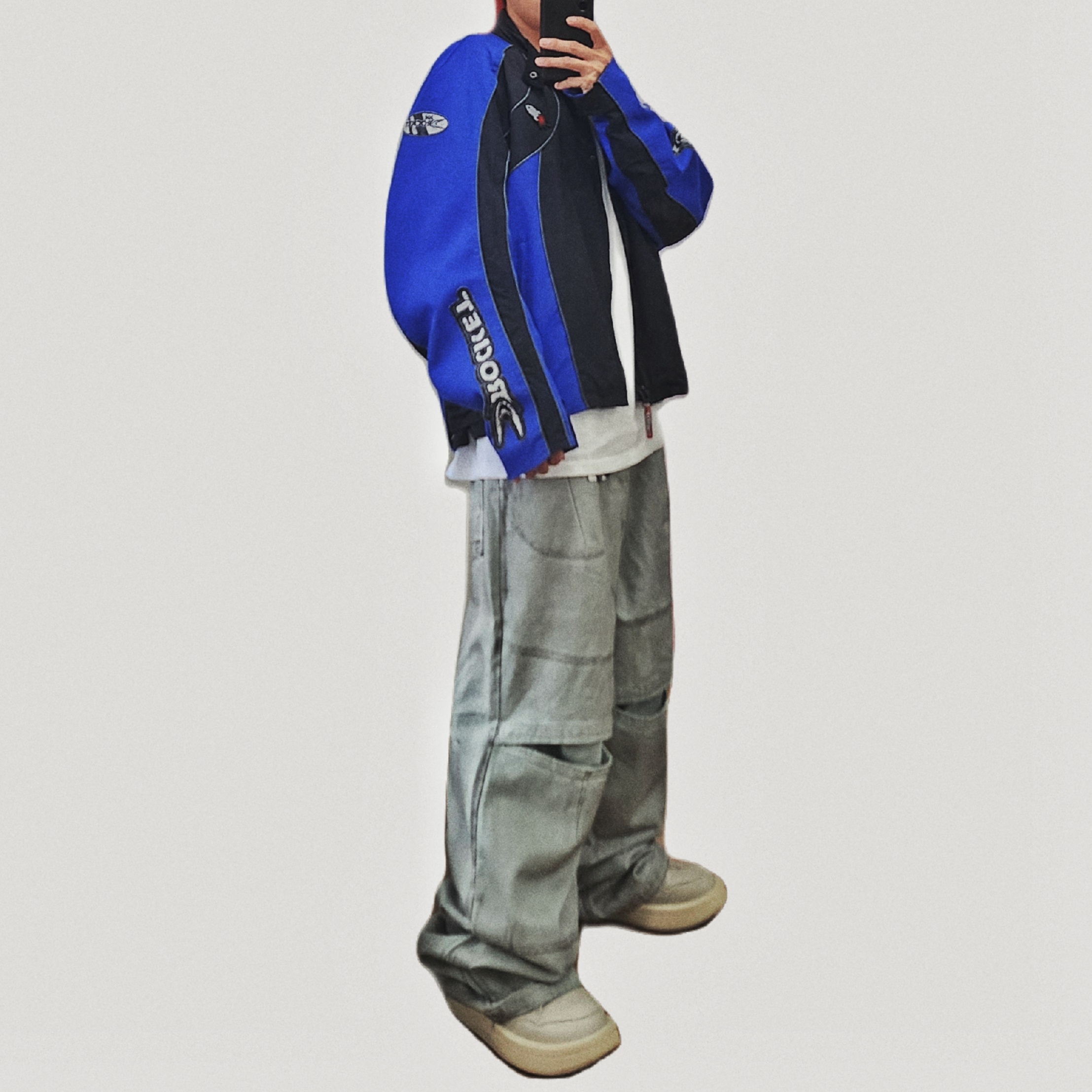 Converse x Drkshdw Turbowpn Pelican 착용 스타일 - 2