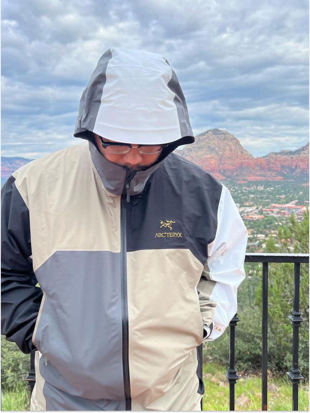 Arc'teryx x Beams Beta Jacket Boro Blue, Arc'teryx x Beams Dimensions Beta Jacket Multi 착용 스타일 - 5