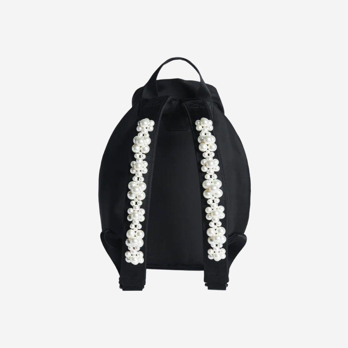 시몬 로샤 비디드 레이스업 밀리터리 백팩 블랙 펄 | Simone Rocha | KREAM
