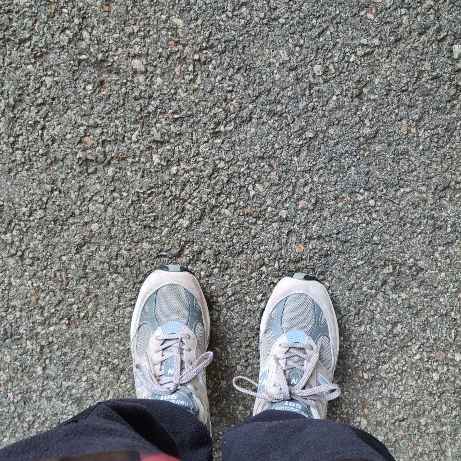 New Balance 991 Made in UK Grey 착용 스타일 - 3