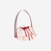 Simone Rocha Frilly Multi Pocket Crossbody Bag Pink Red