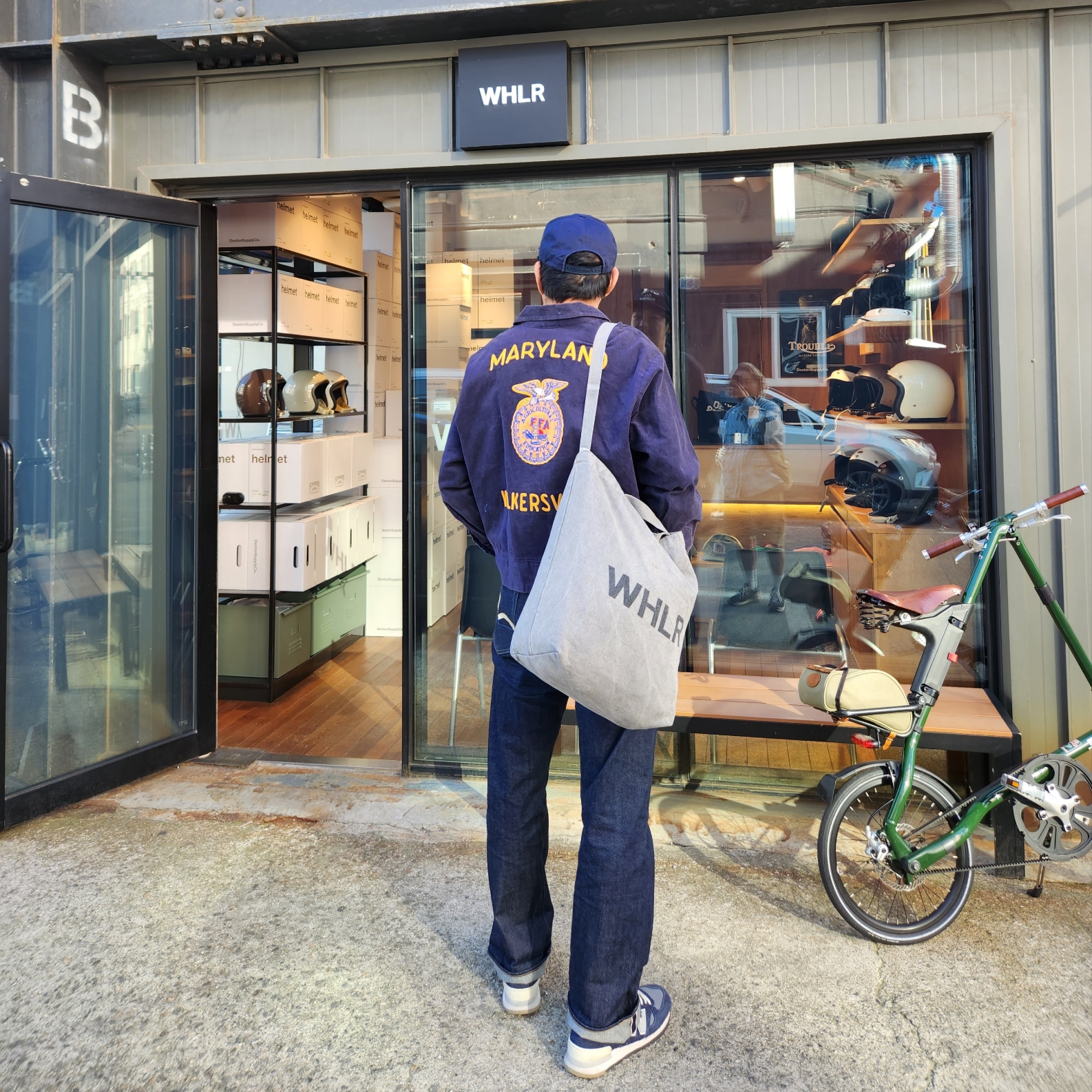 New Balance x Carhartt WIP 990v1 Made in USA Sculpture Center 착용 스타일 - 3
