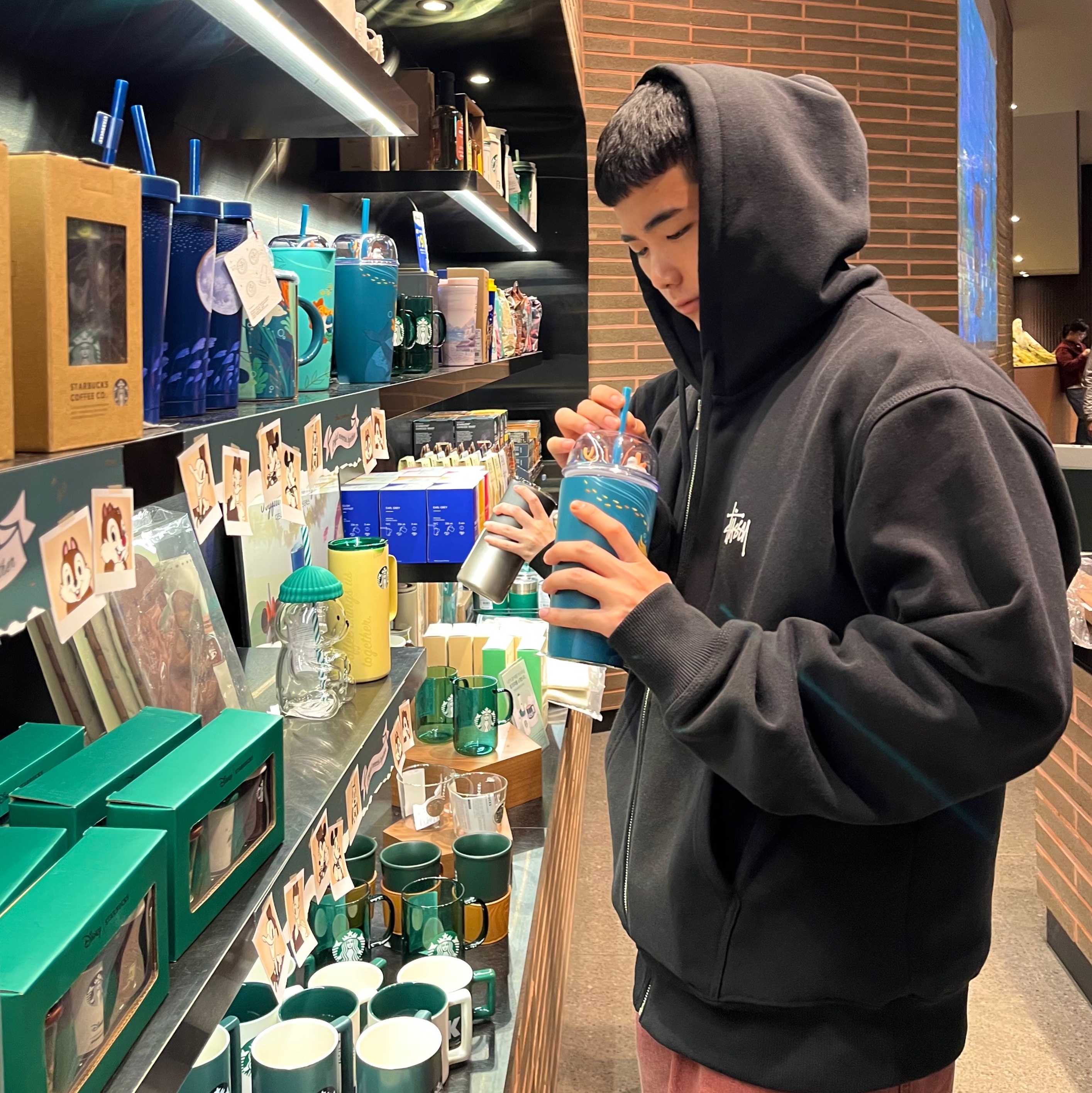 Stussy Basic Stussy Zip Hoodie Black 2023 착용 스타일
