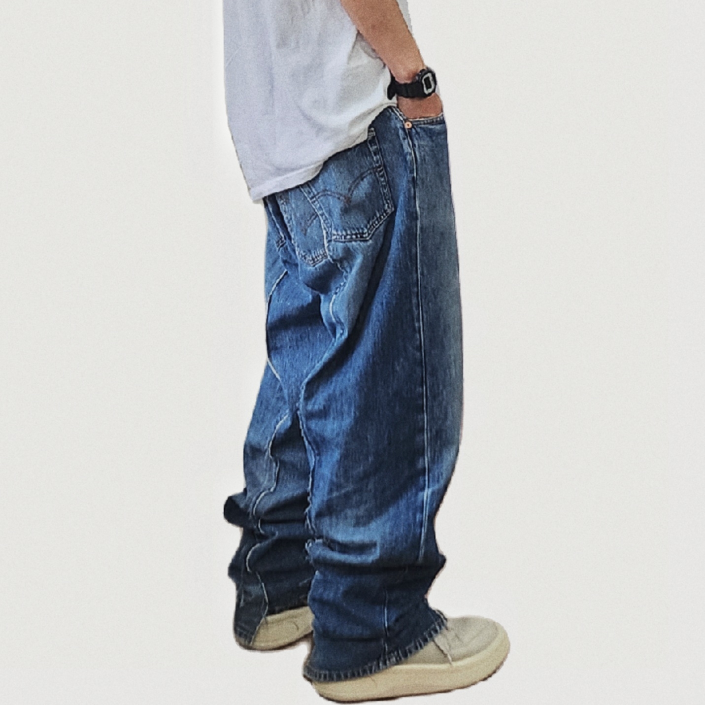 Converse x Drkshdw Turbowpn Pelican 착용 스타일 - 4