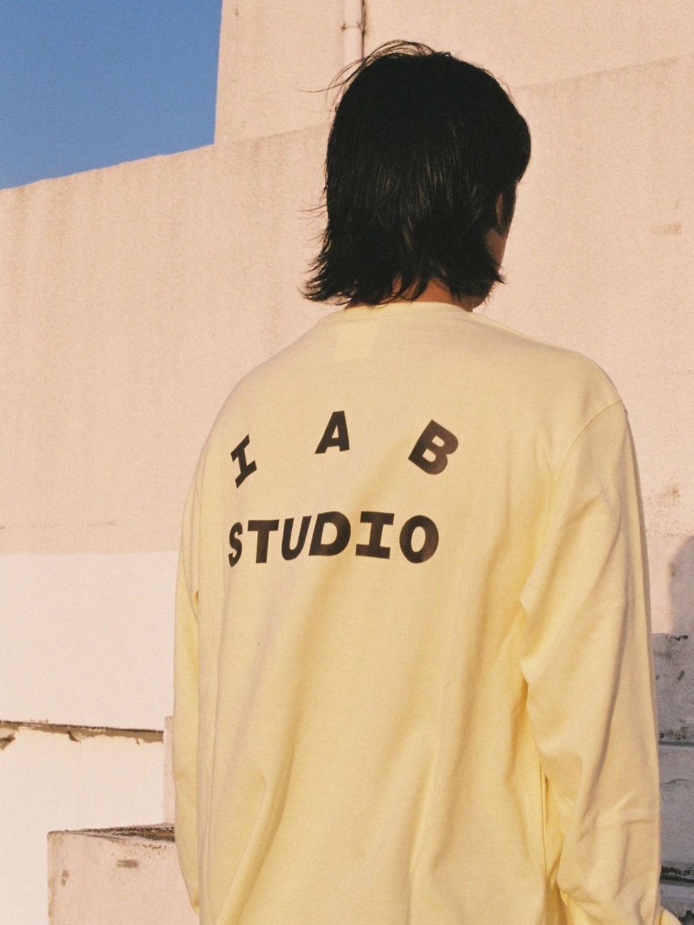 IAB Studio Pigment Hoodie & Sack Apple Green, IAB Studio Pigment Sack Black 착용 스타일 - 6