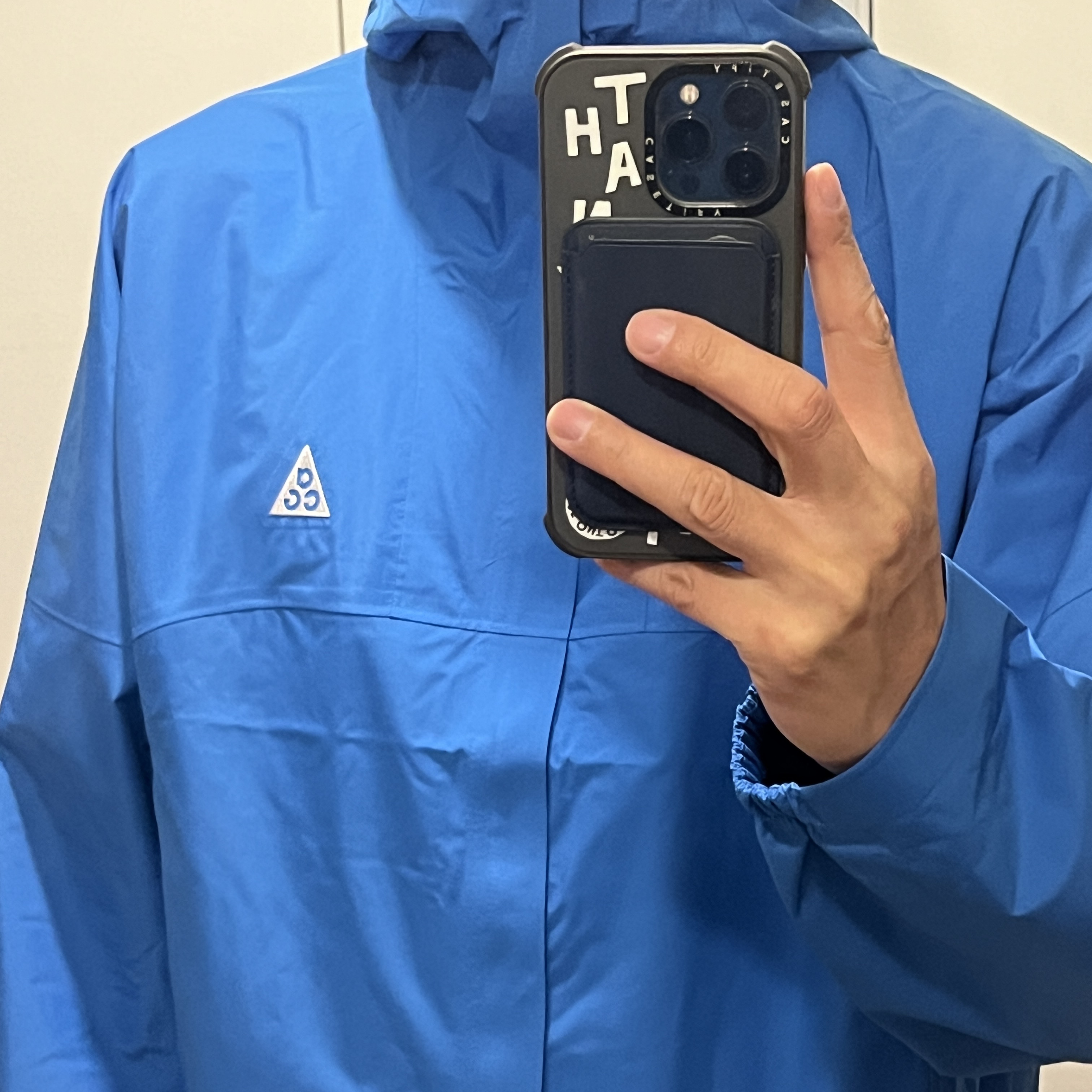 Nike ACG Storm-Fit ADV Cascade Rains Full Zip Jacket Light Photo Blue Summit White - Asia 착용 스타일 - 1