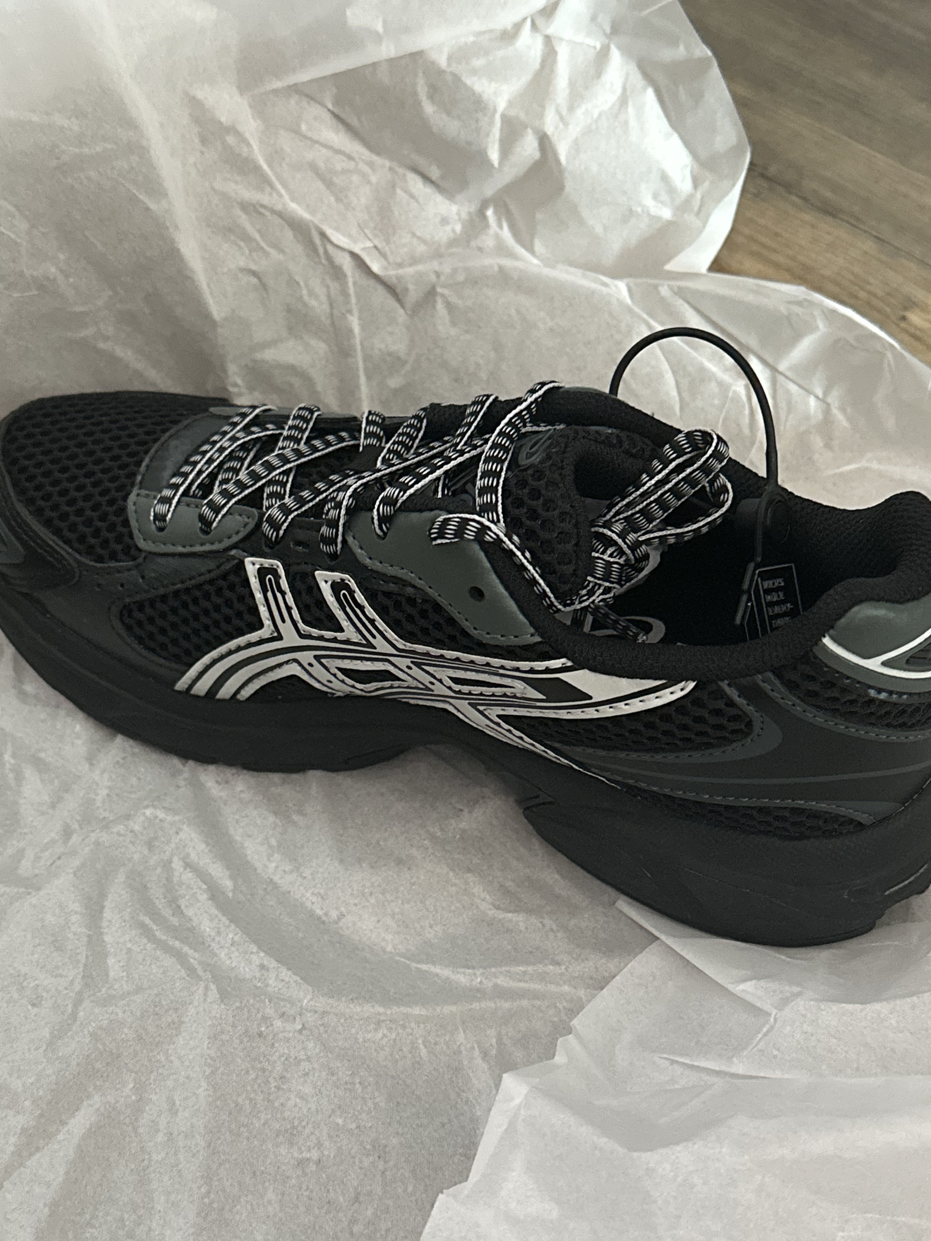 Asics Gel-1130 Black Glacier Grey - Folder Exclusive 착용 스타일 - 2