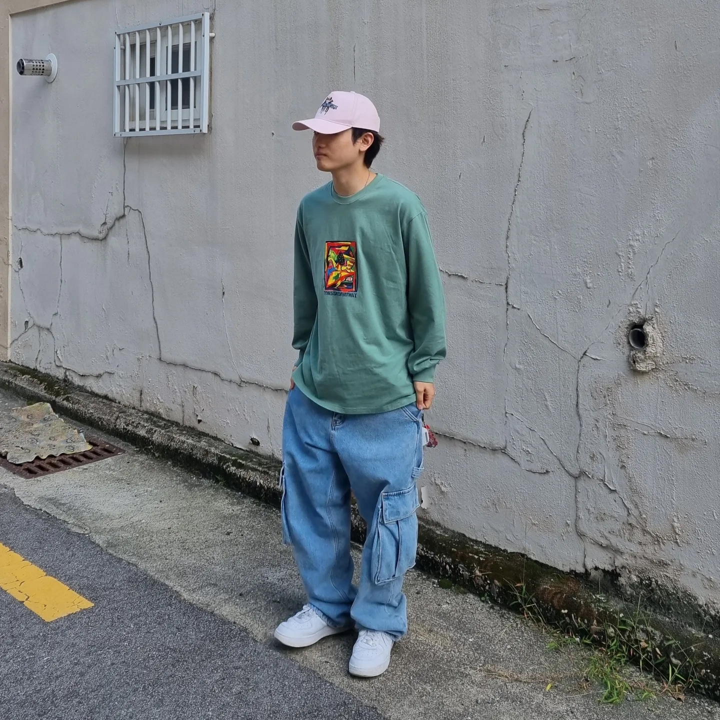 Nike Air Force 1 '07 Low White 착용 스타일 - 1