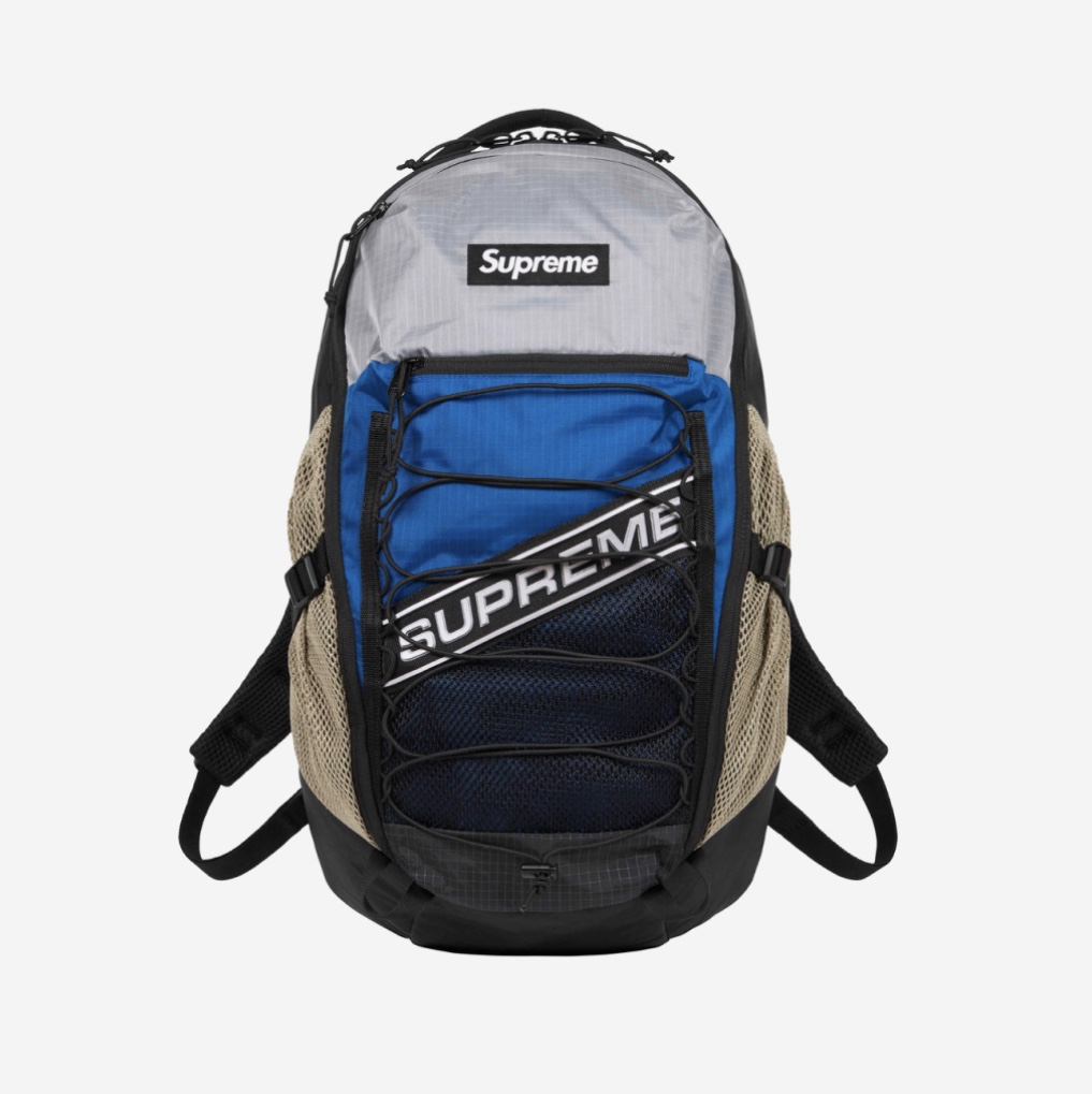 Supreme Backpack Blue - 23FW 착용 스타일