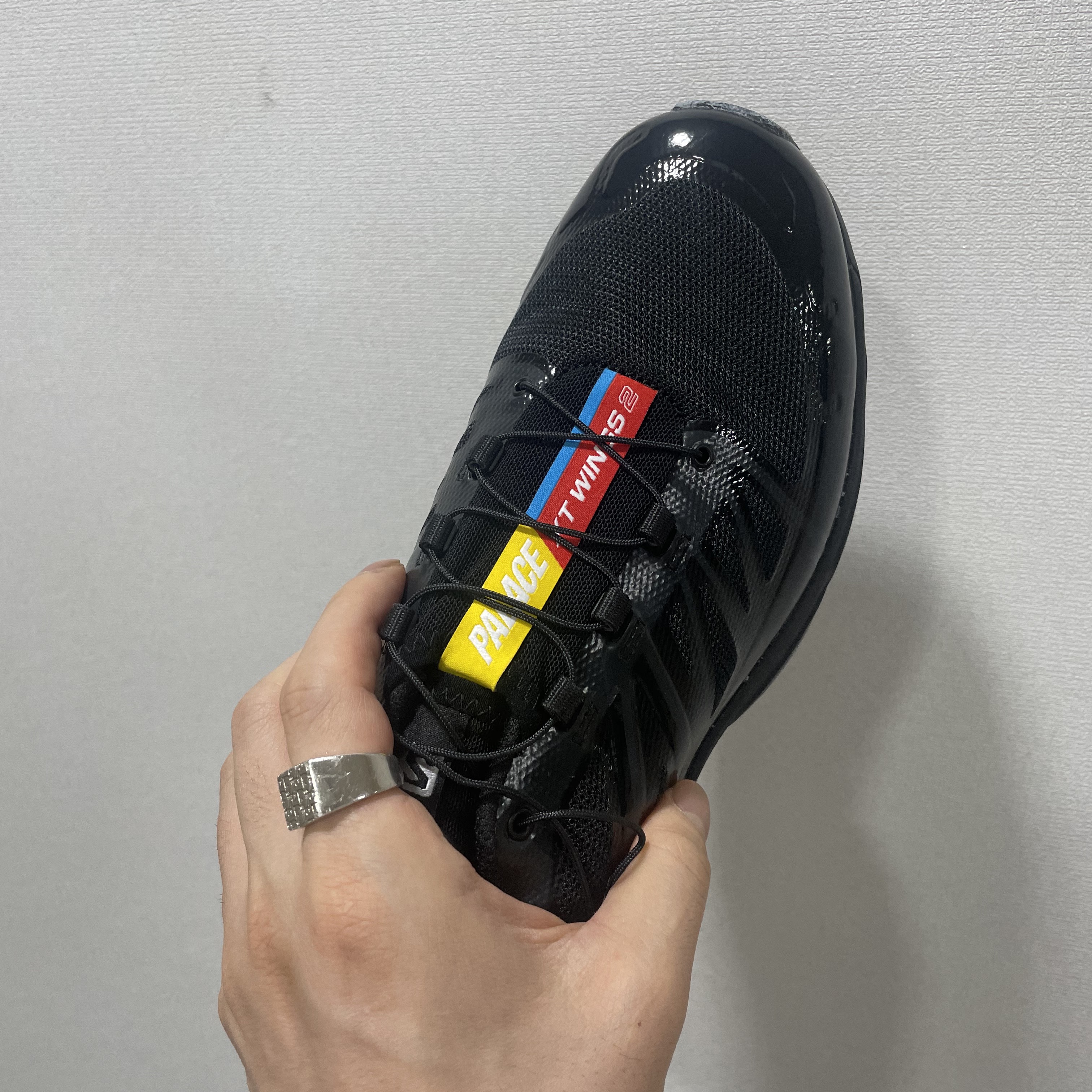 Salomon x Palace XT-Wings 2 Black 착용 스타일 - 2