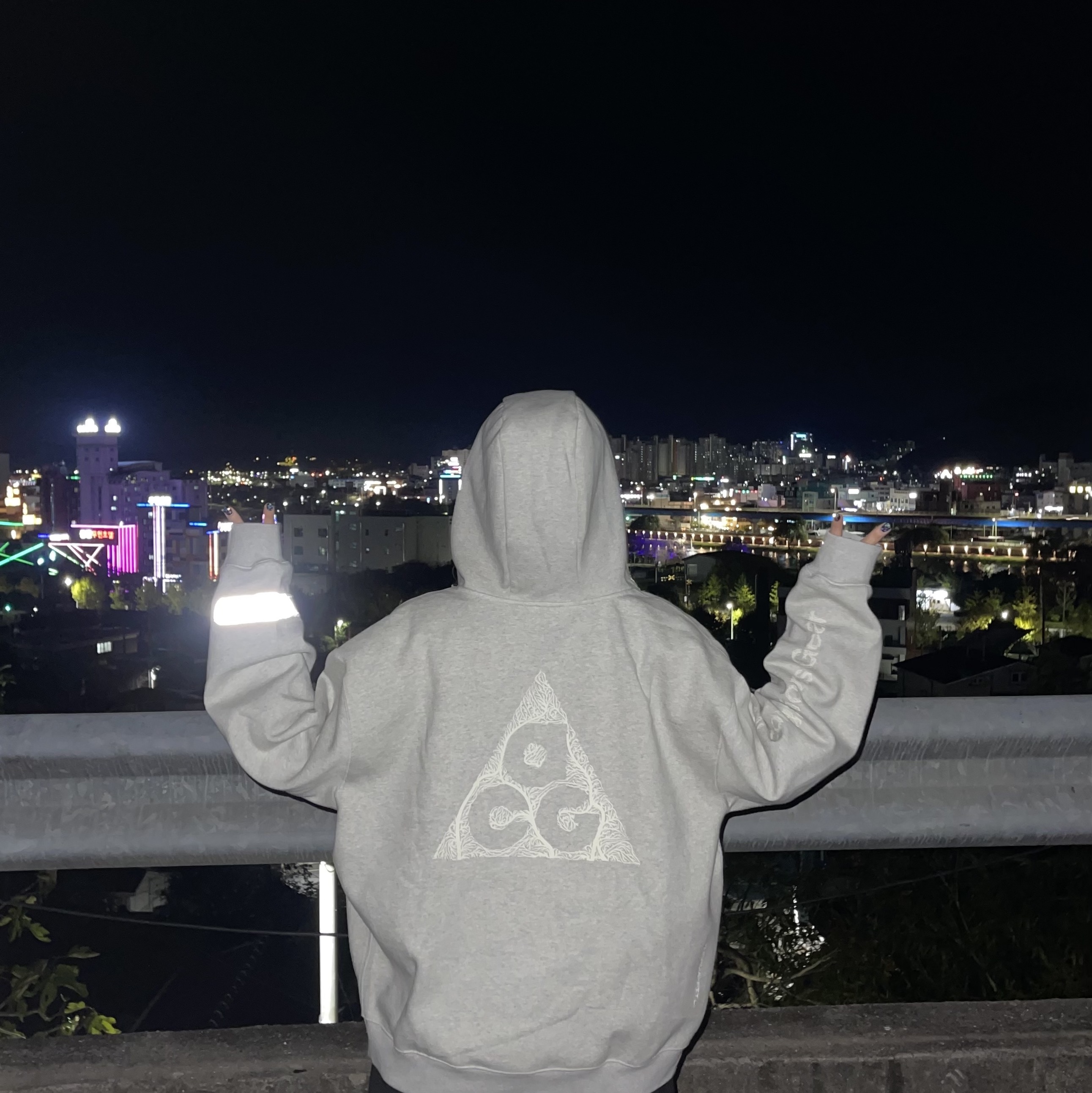 Nike ACG Therma-Fit Fleece Full Zip Hoodie Airora Grey Heather - US/EU, Supreme New Era Varsity Beanie Heather Grey - 23FW 착용 스타일 - 1