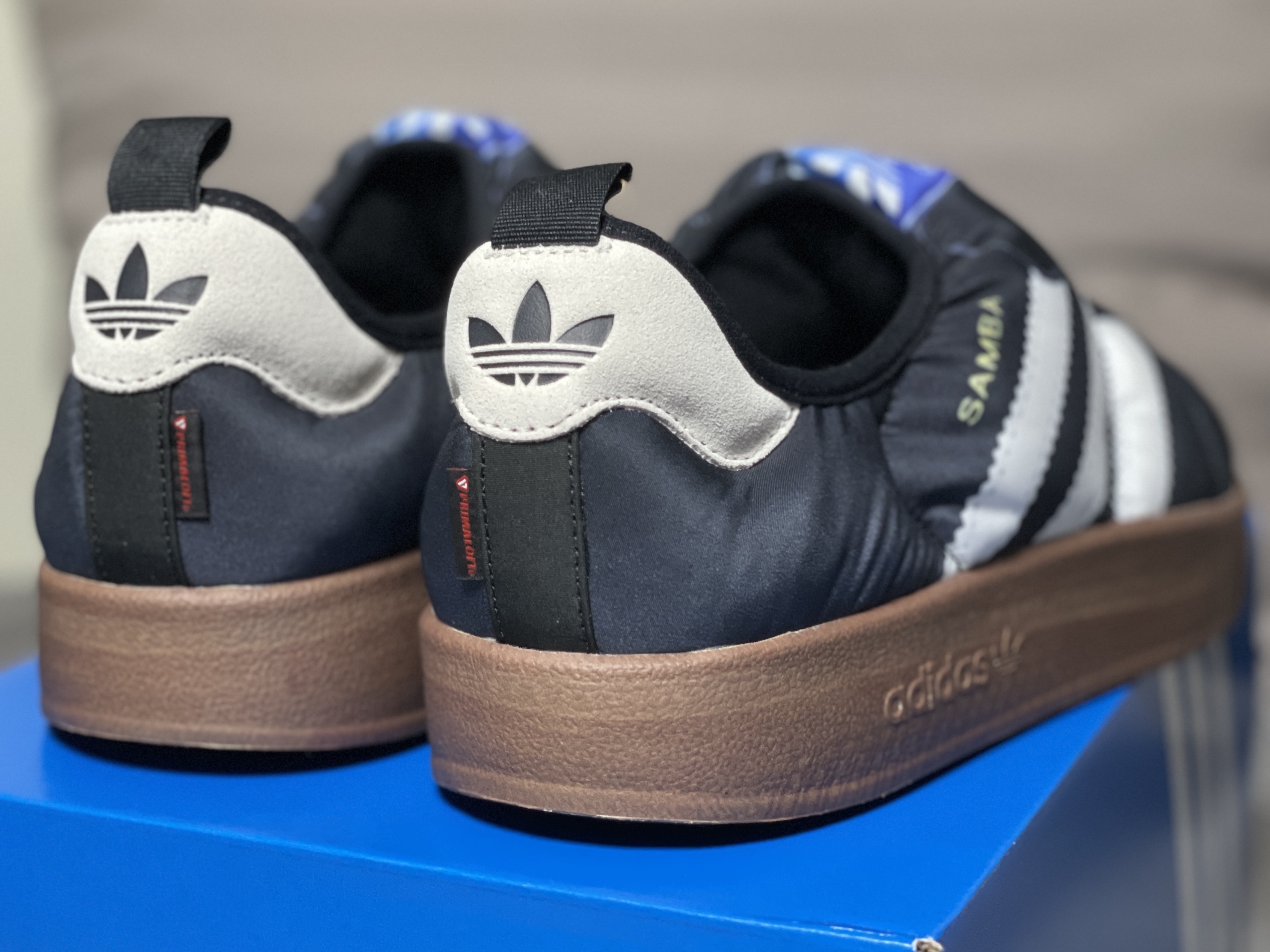 Adidas Puffylette Samba Core Black 착용 스타일 - 3
