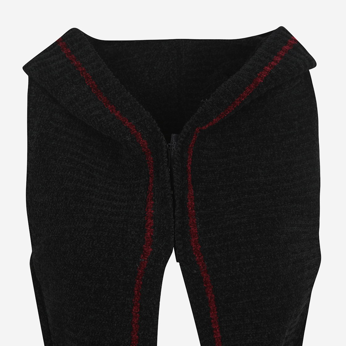 오토링거 우먼 니티드 후디드 니트 드레스 맥시 블랙(Ottolinger Women Knitted Hooded Knit Dress Maxi Black) - 3